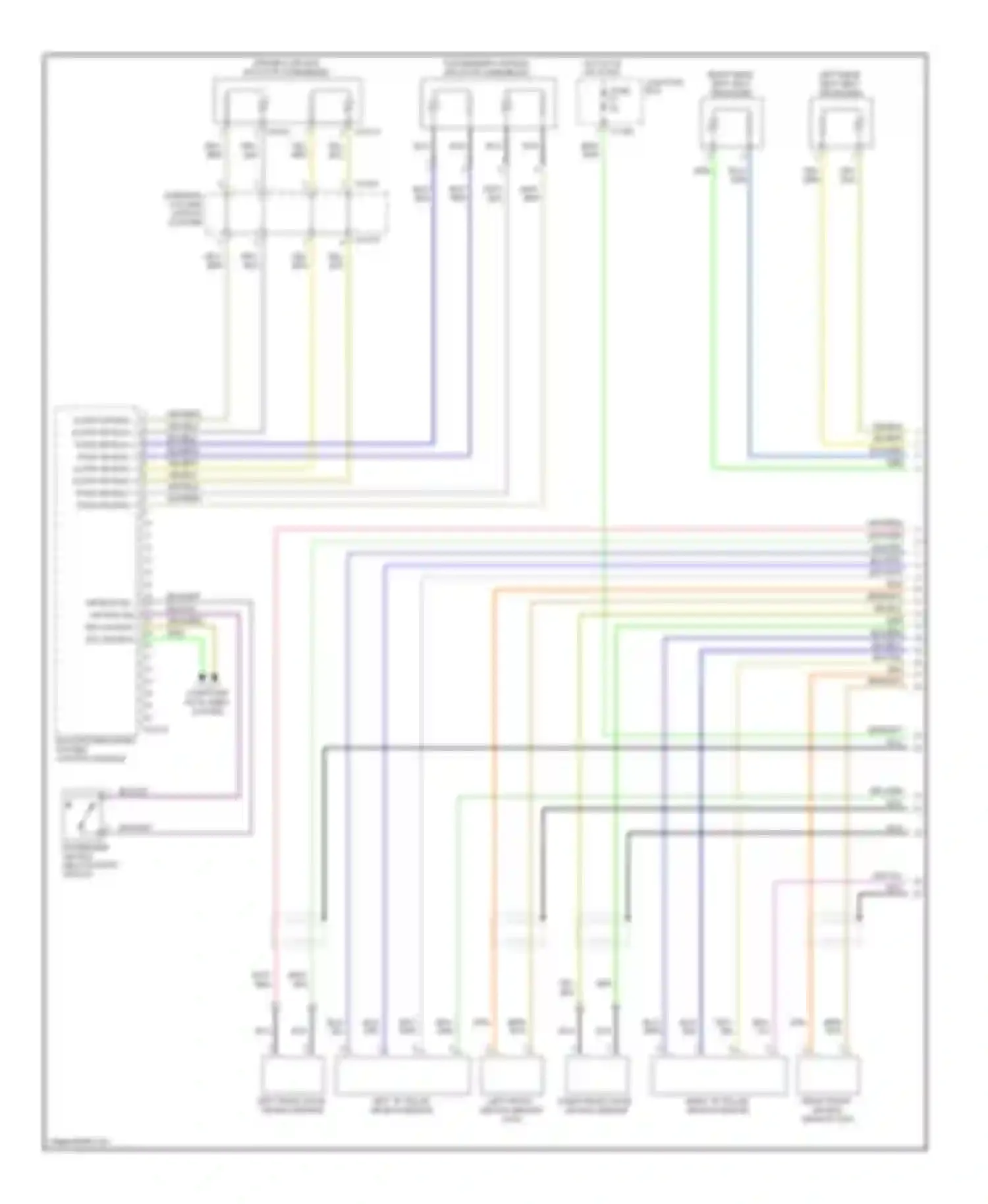 Wiring diagram blu/grn for BMW 3 series E90/E91/E92/E93 (2005-2010) (54 of 55)