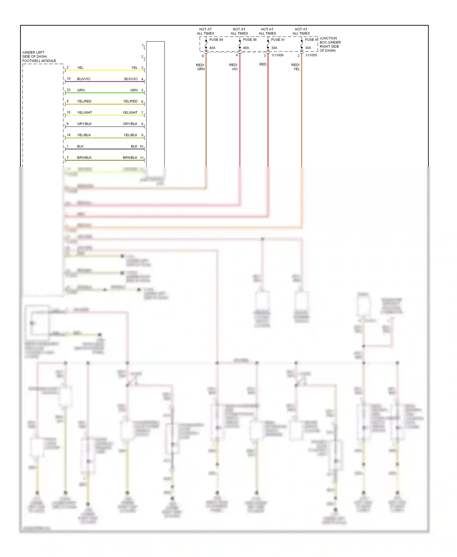 BMW 3 series E90/E91/E92/E93 (2005-2010) brn wiring diagram  (49 of 149)