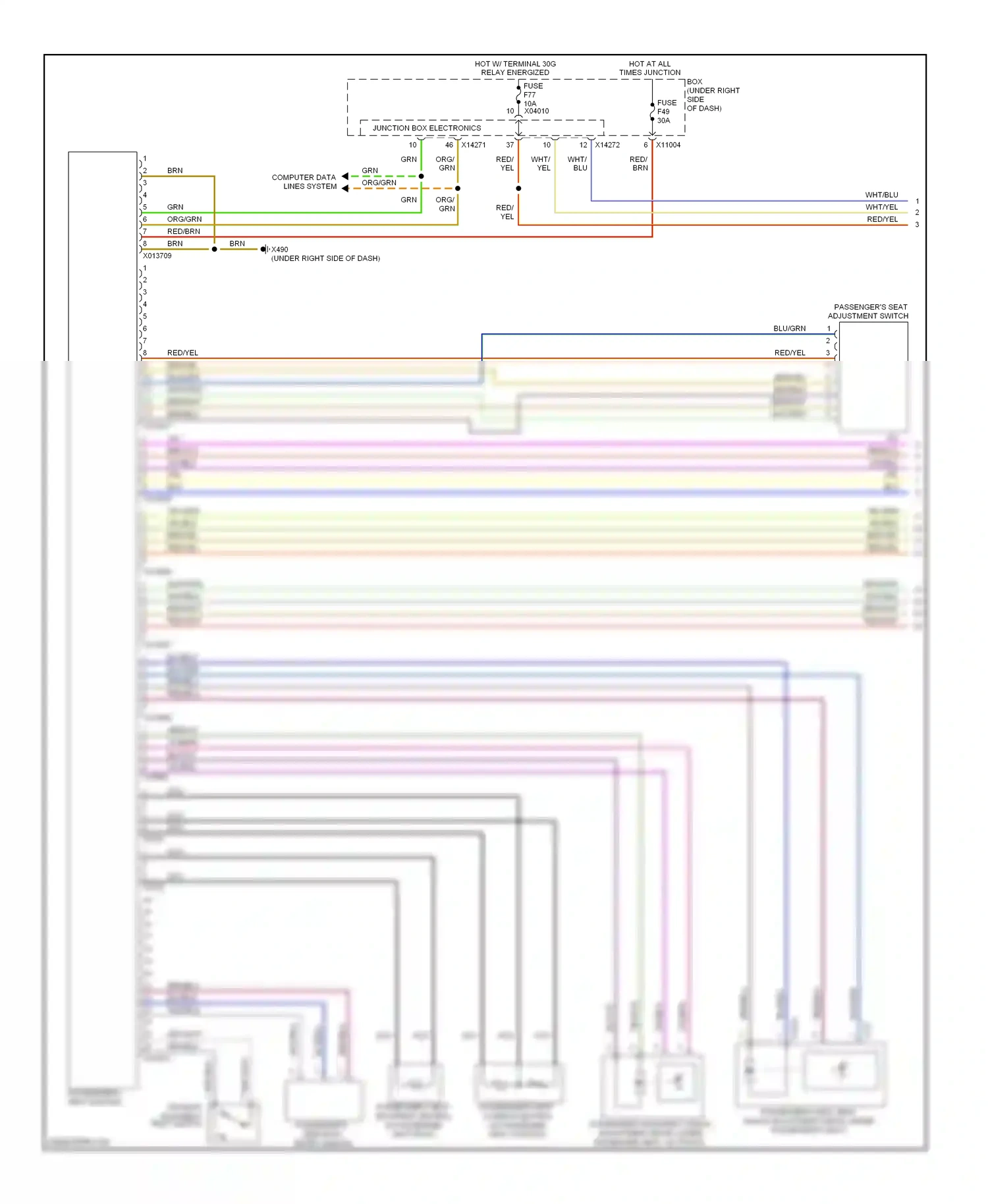 BMW 3 series E90/E91/E92/E93 (2005-2010) brn wiring diagram  (50 of 149)
