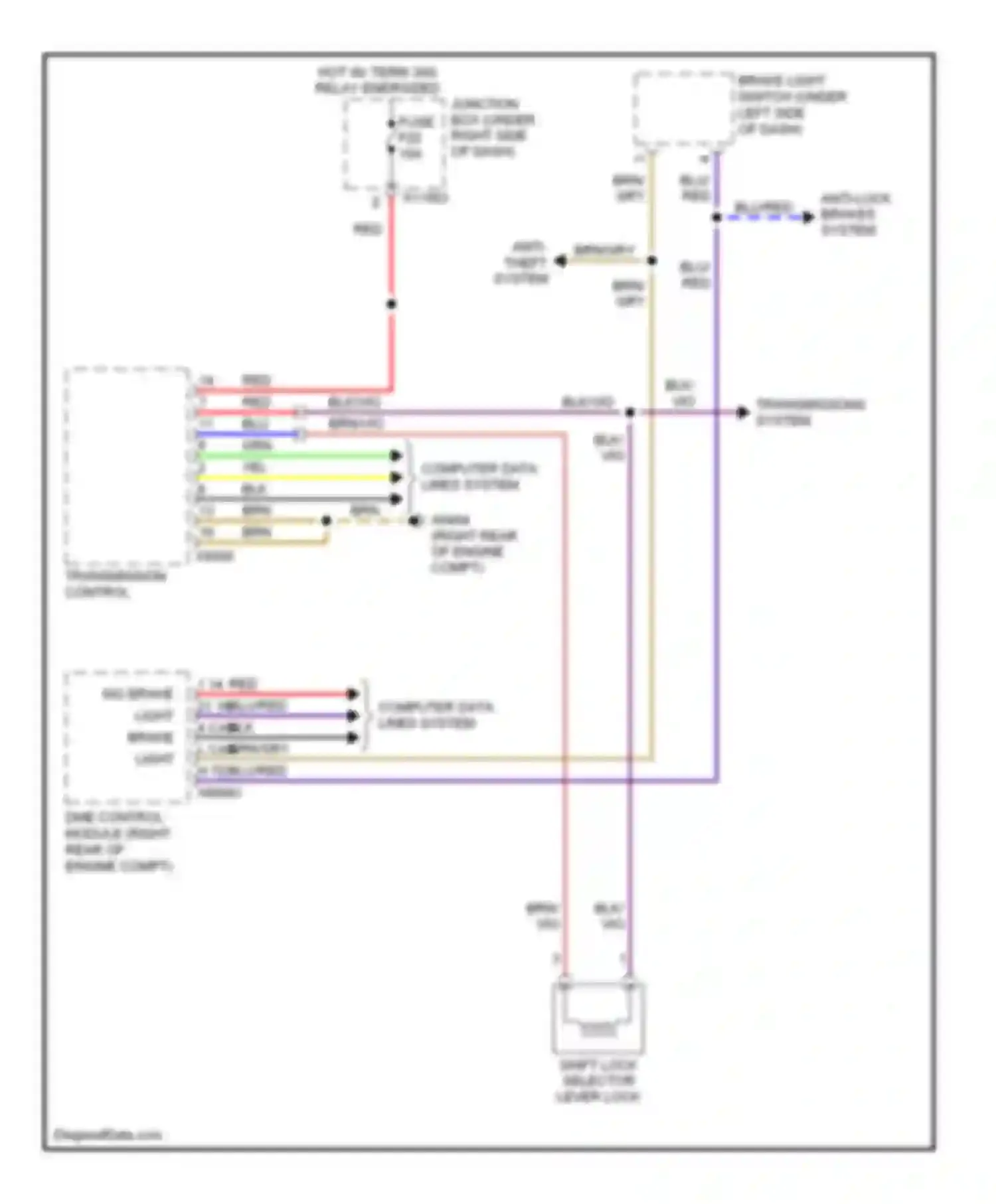 Wiring diagram brn for BMW 3 series E90/E91/E92/E93 (2005-2010) (128 of 149)