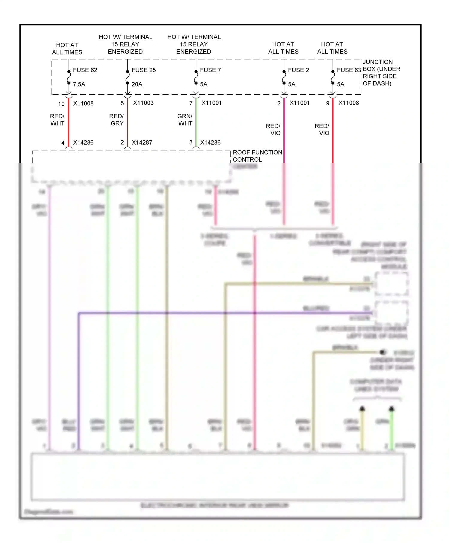 BMW 3 series E90/E91/E92/E93 (2005-2010) brn wiring diagram  (83 of 149)