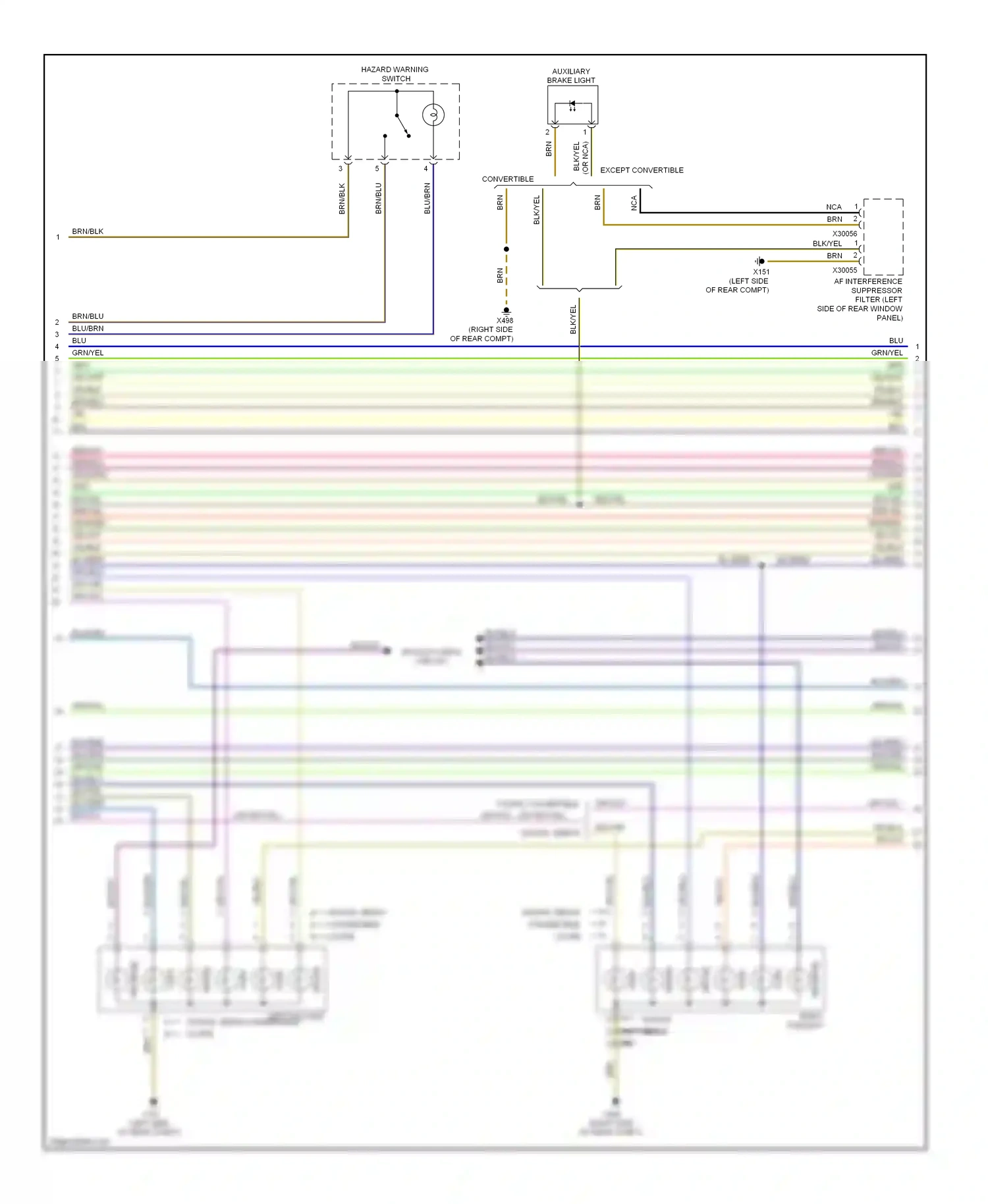 BMW 3 series E90/E91/E92/E93 (2005-2010) brn wiring diagram  (23 of 149)