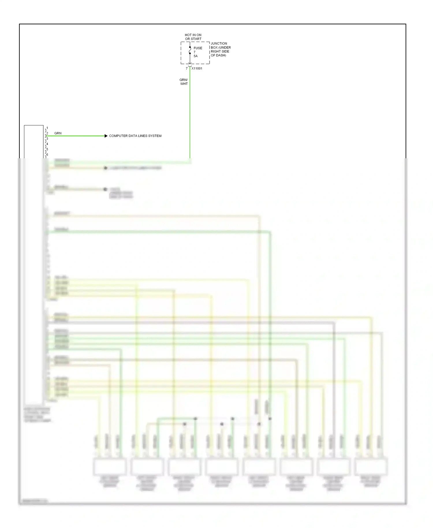 BMW 3 series E90/E91/E92/E93 (2005-2010) brn/blk wiring diagram  (33 of 44)