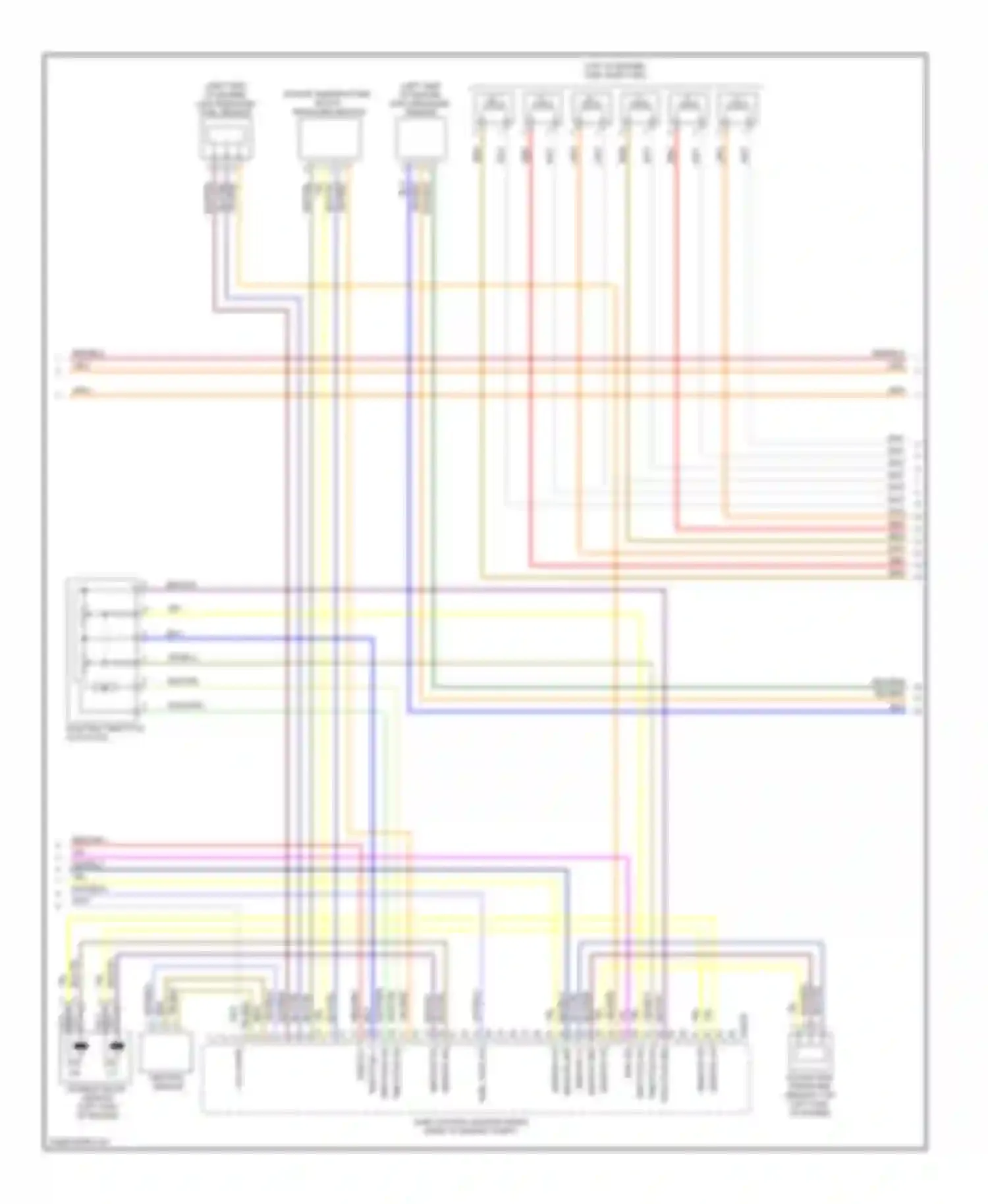 Wiring diagram bsd sig for BMW 3 series E90/E91/E92/E93 (2005-2010) (2 of 2)
