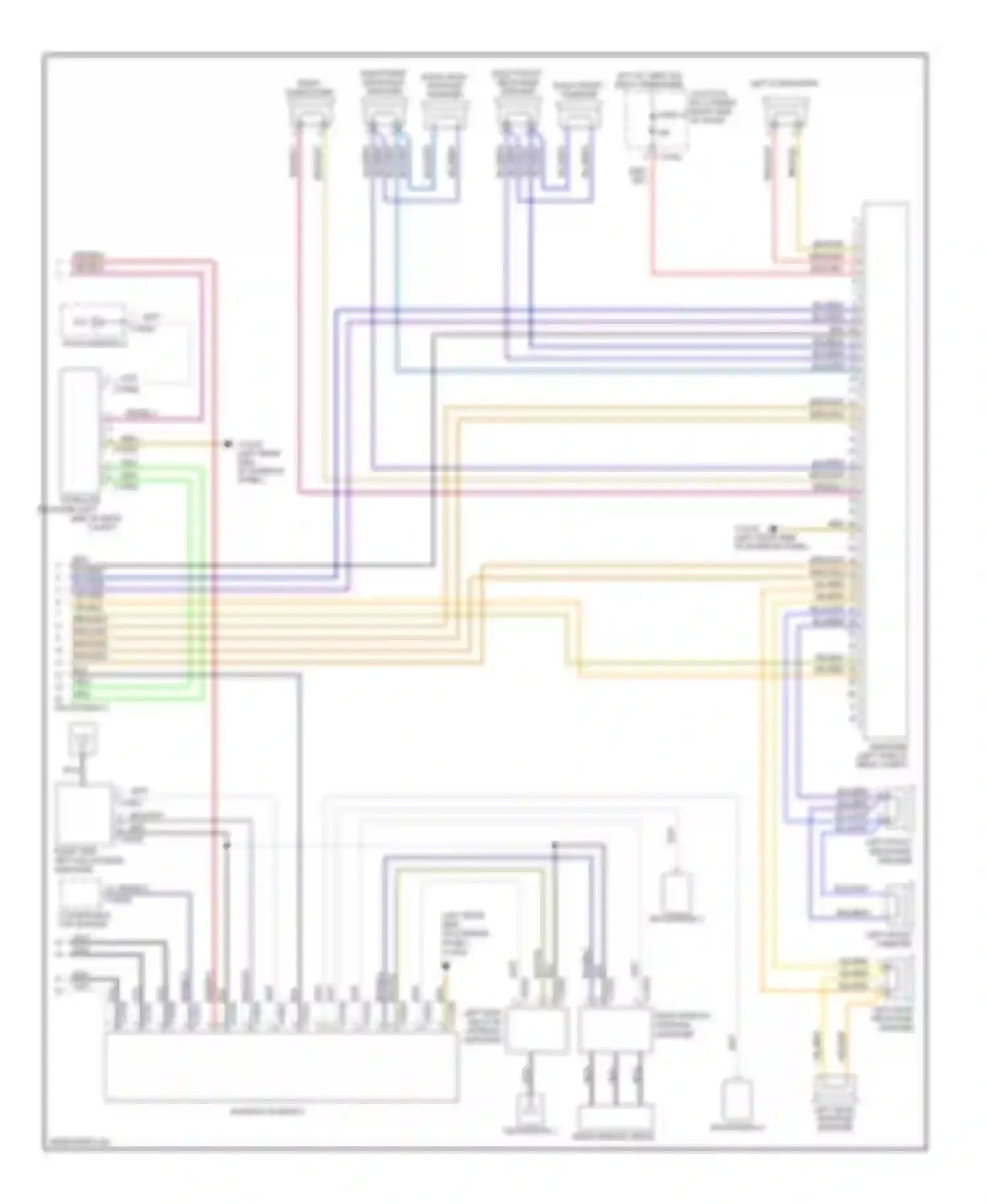 Wiring diagram convertible top module for BMW 3 series E90/E91/E92/E93 (2005-2010) (4 of 16)