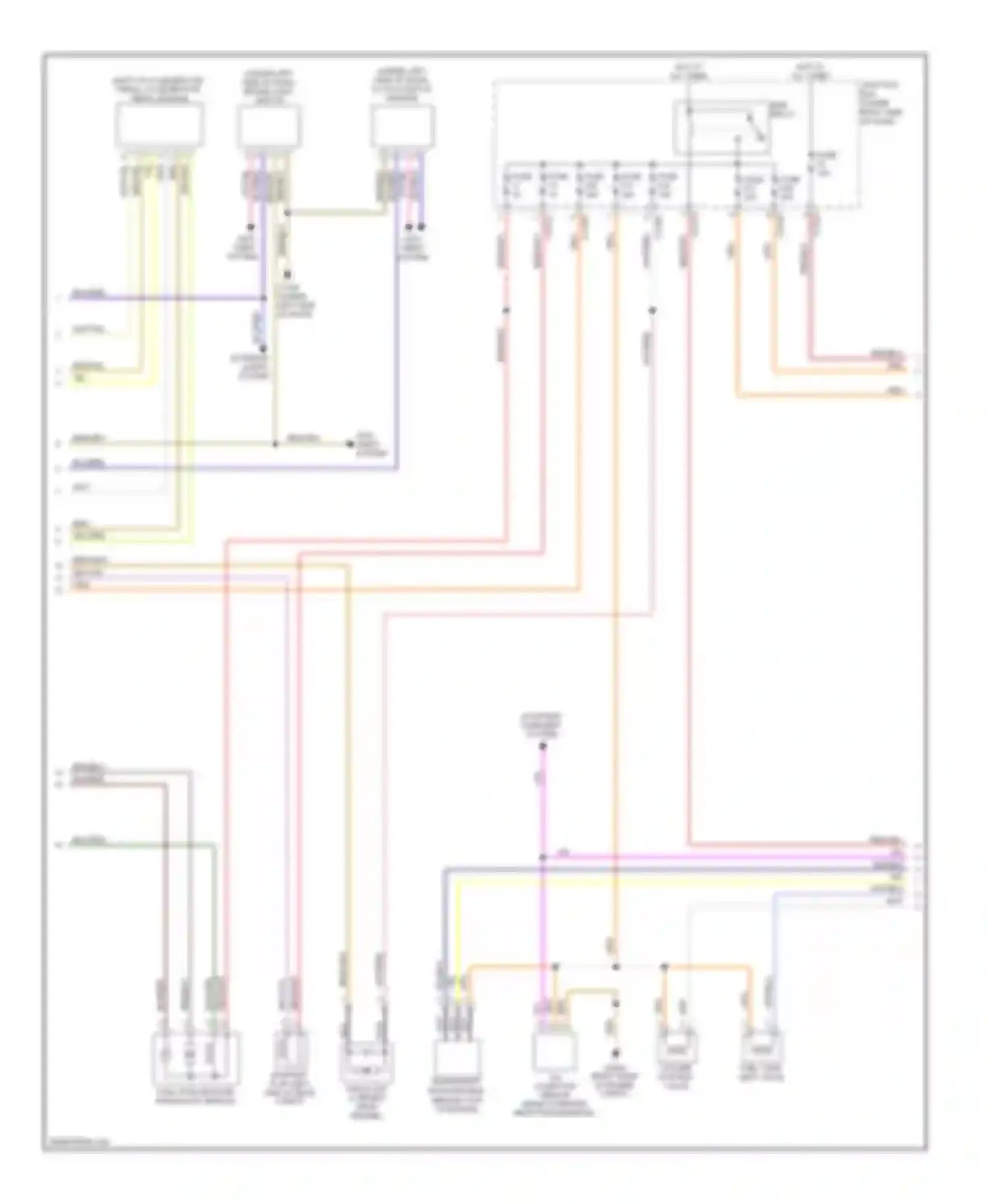Wiring diagram fuel tank leakage diagnostic module for BMW 3 series E90/E91/E92/E93 (2005-2010) (2 of 2)