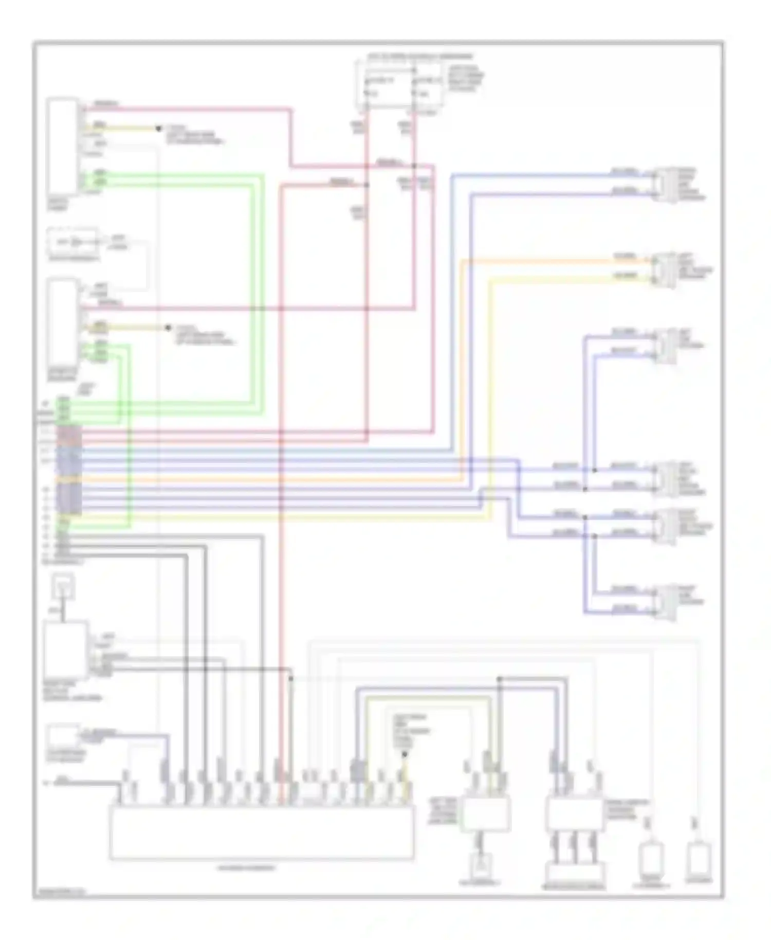 Wiring diagram fuse 18 for BMW 3 series E90/E91/E92/E93 (2005-2010) (1 of 29)