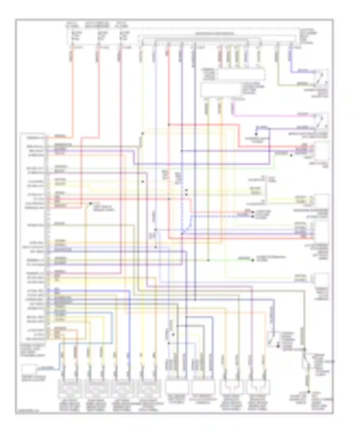 Wiring diagram grn/red for BMW 3 series E90/E91/E92/E93 (2005-2010) (3 of 19)
