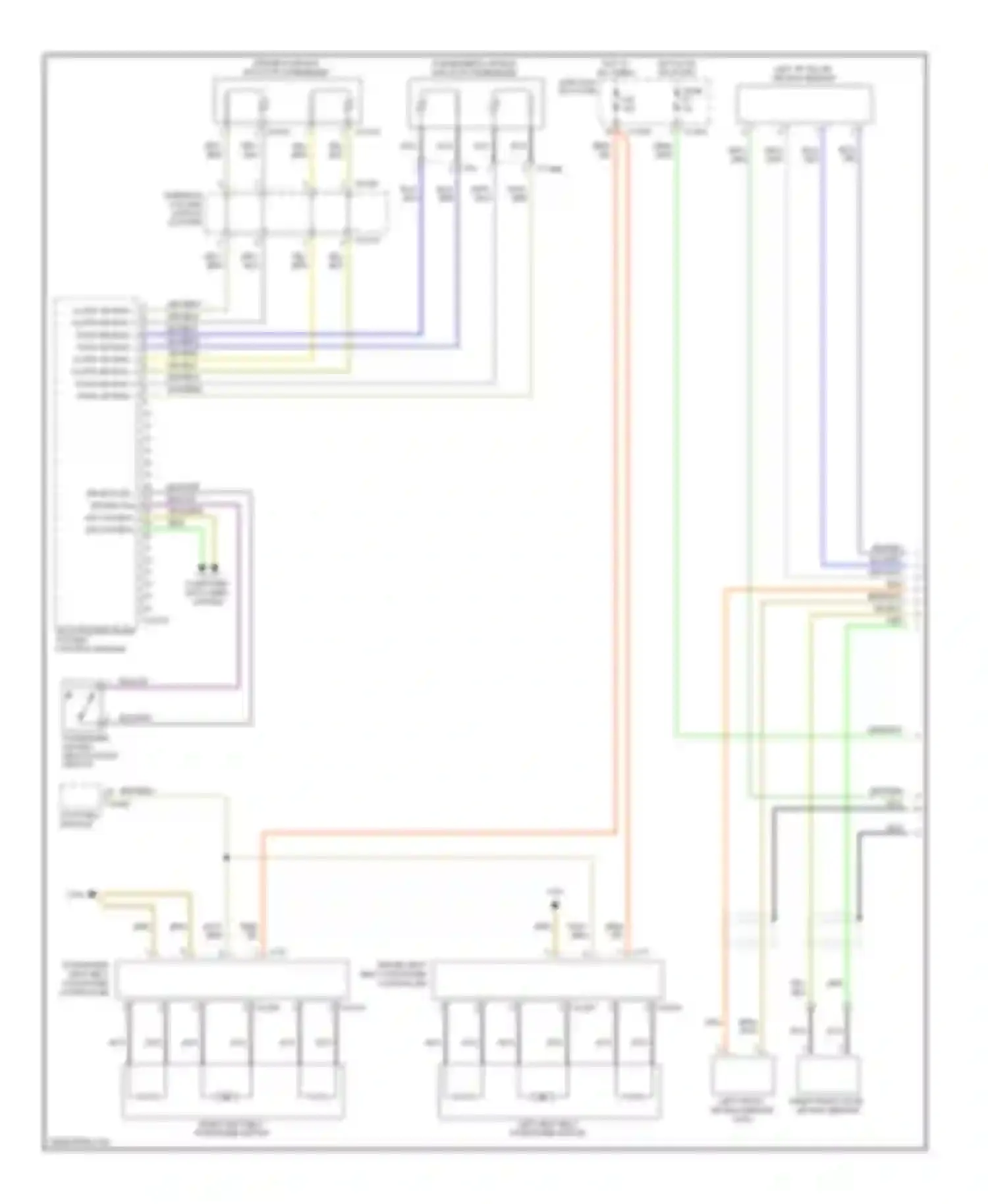 Wiring diagram grn/wht for BMW 3 series E90/E91/E92/E93 (2005-2010) (8 of 13)