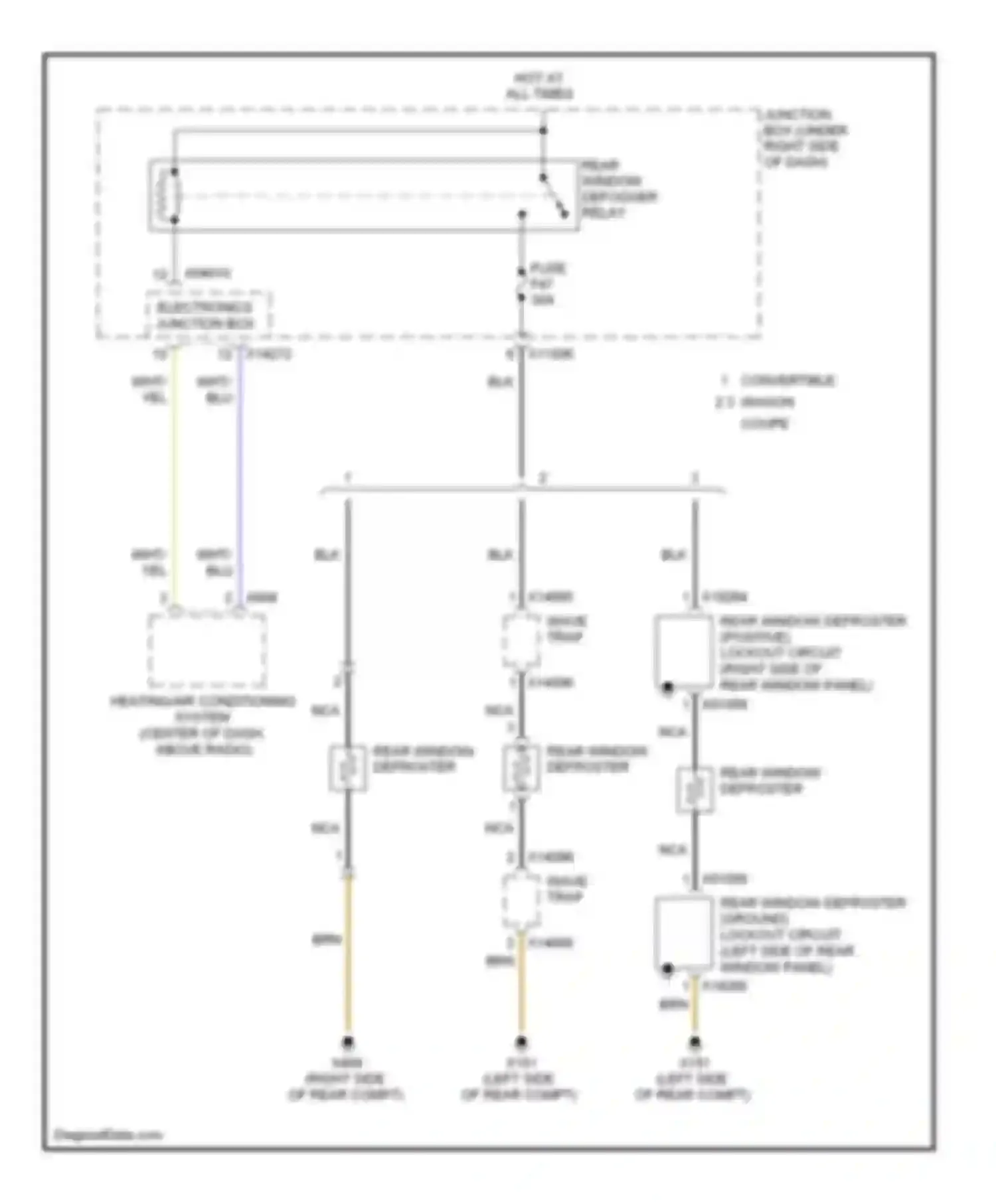 Wiring diagram nca for BMW 3 series E90/E91/E92/E93 (2005-2010) (8 of 113)