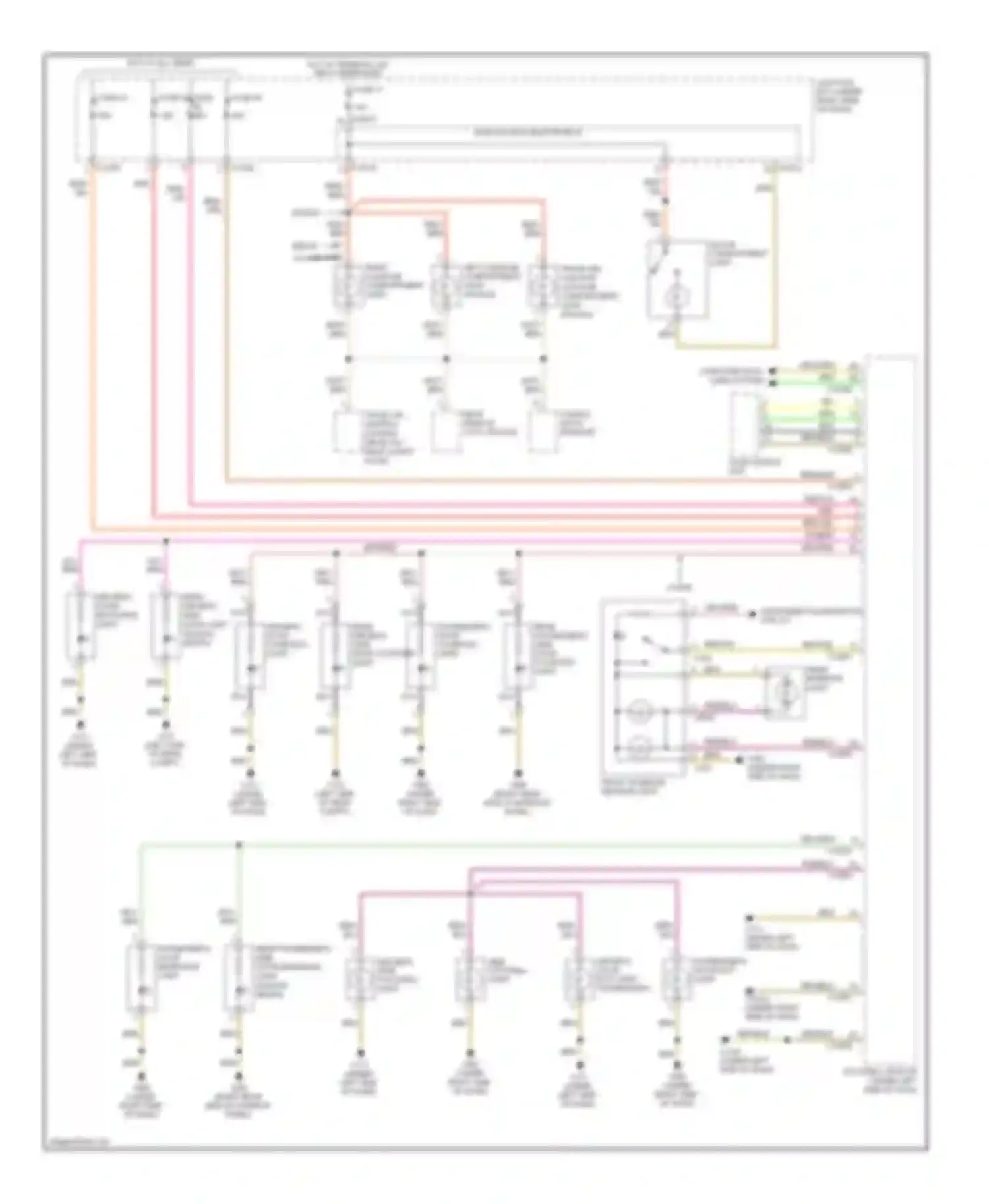 Wiring diagram red for BMW 3 series E90/E91/E92/E93 (2005-2010) (57 of 128)