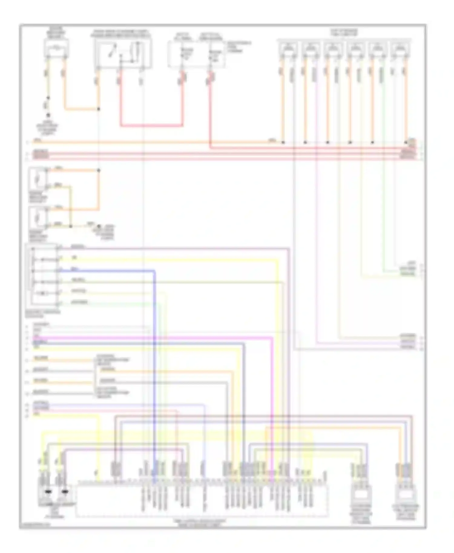 Wiring diagram red for BMW 3 series E90/E91/E92/E93 (2005-2010) (19 of 128)