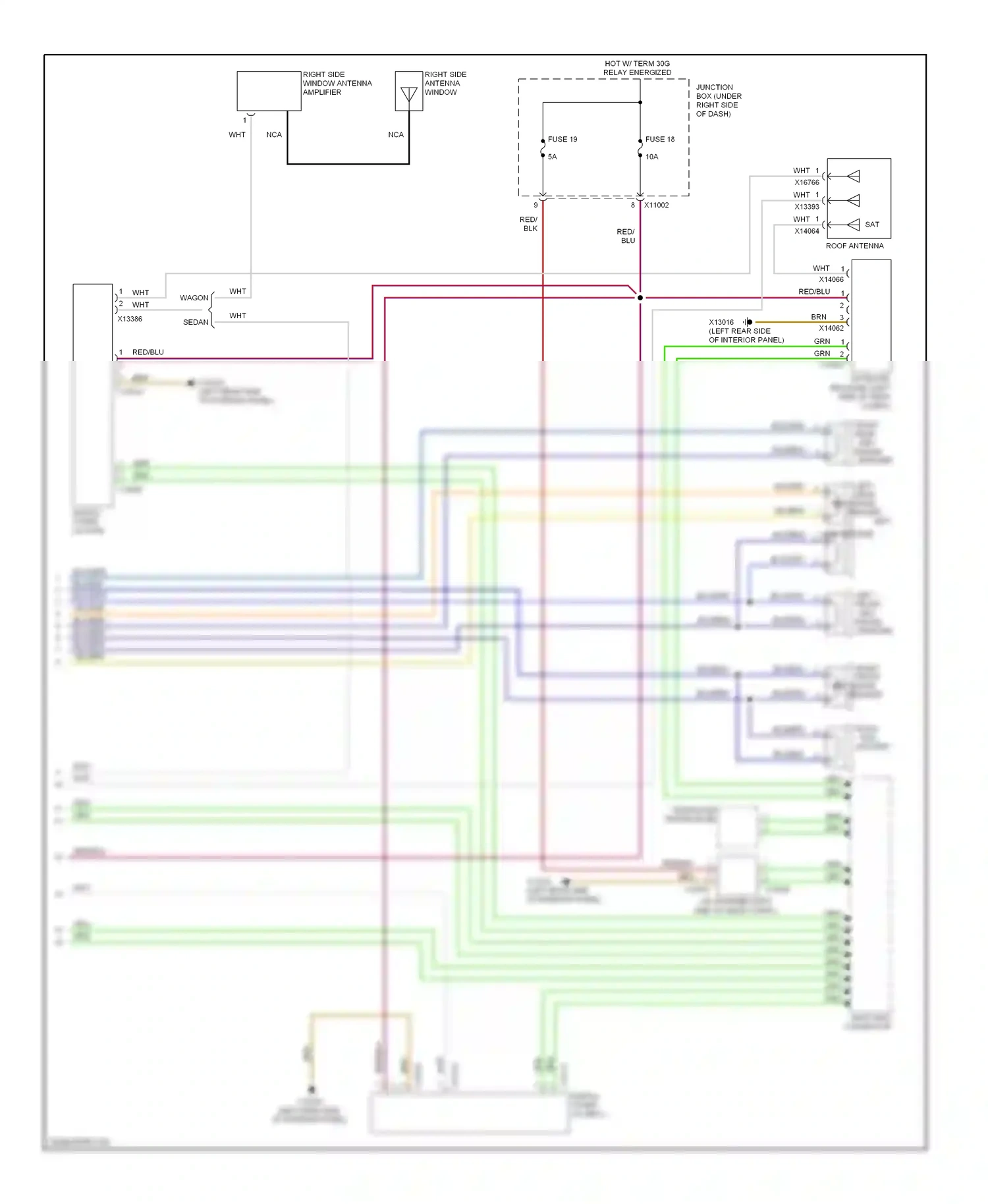 BMW 3 series E90/E91/E92/E93 (2005-2010) telephone transceiver wiring diagram  (4 of 11)