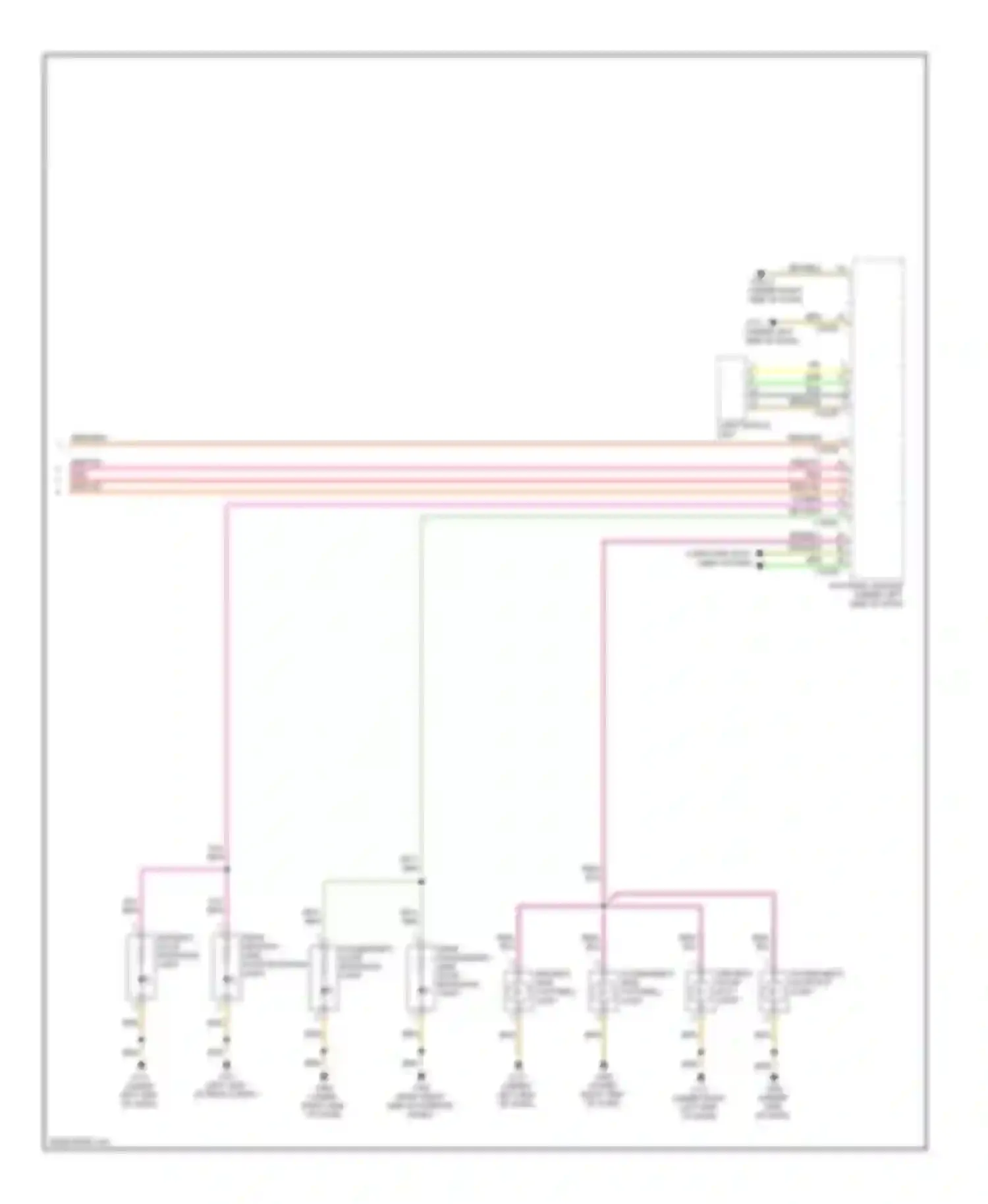 Wiring diagram vio/brn for BMW 3 series E90/E91/E92/E93 (2005-2010) (7 of 12)