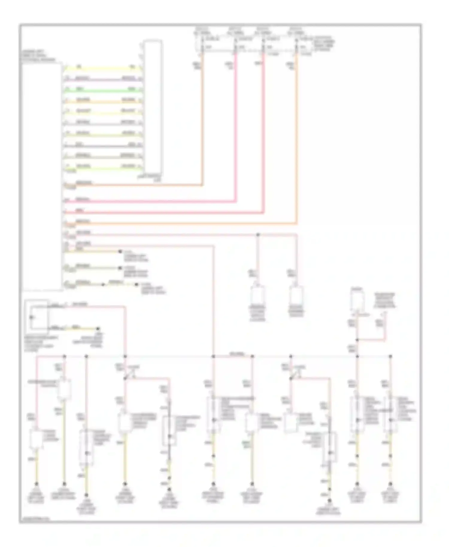 Wiring diagram yel/blk for BMW 3 series E90/E91/E92/E93 (2005-2010) (17 of 49)