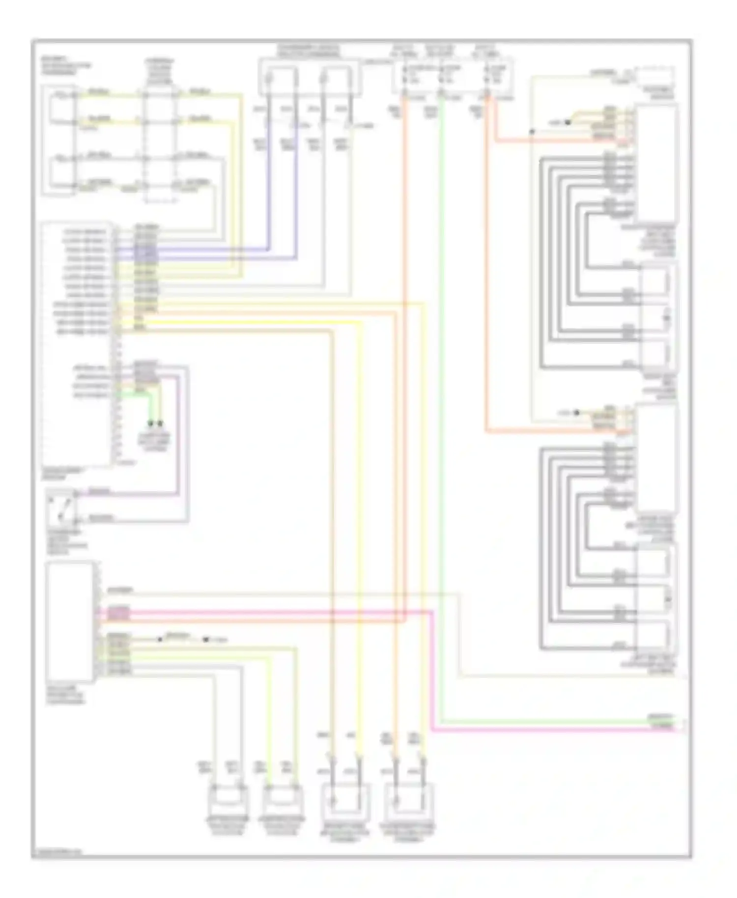 Wiring diagram yel/red for BMW 3 series E90/E91/E92/E93 (2005-2010) (66 of 71)