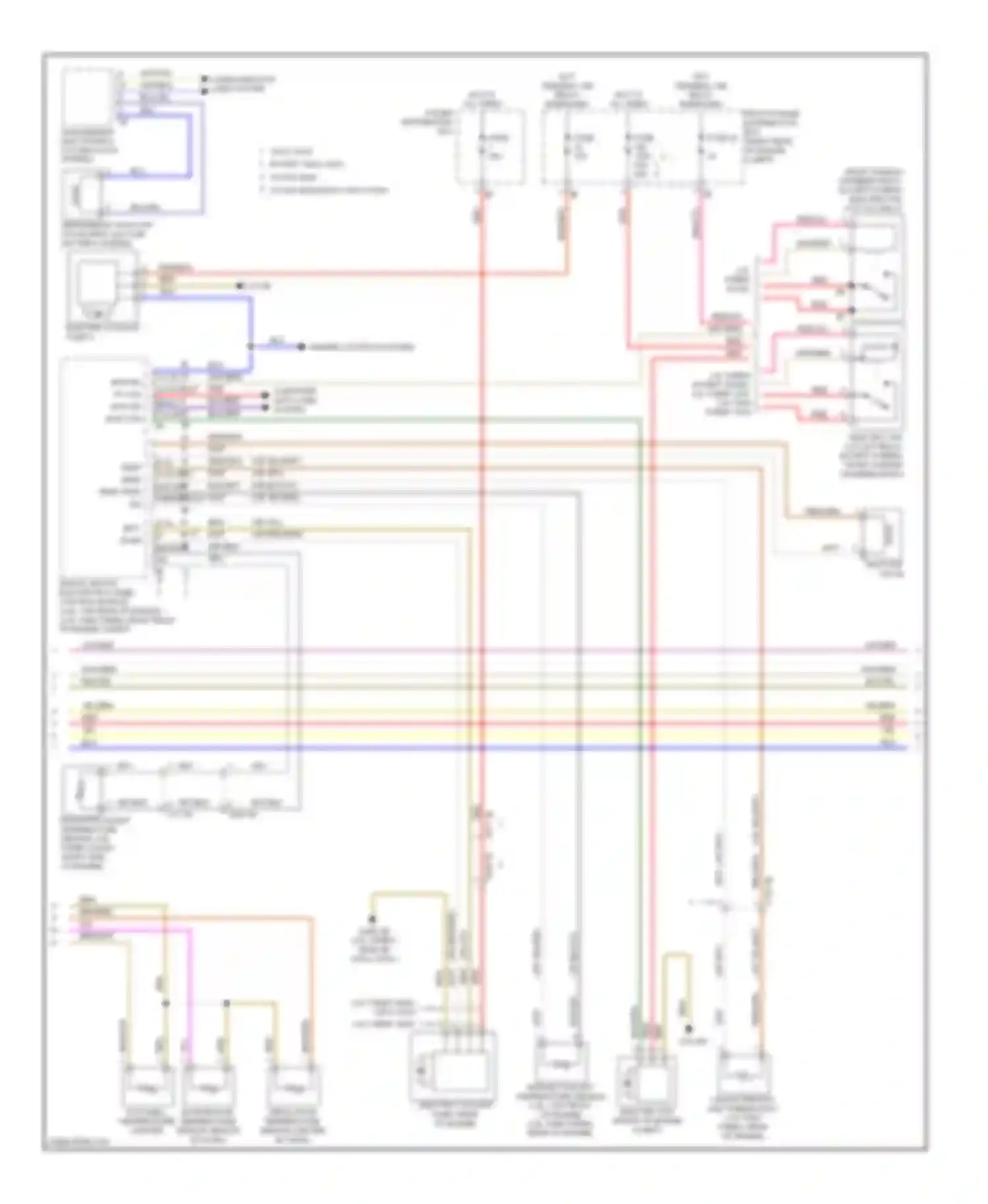 3 series BMW F30/F31 (2011-2015): Automatic a/c circuit (2 of 3)