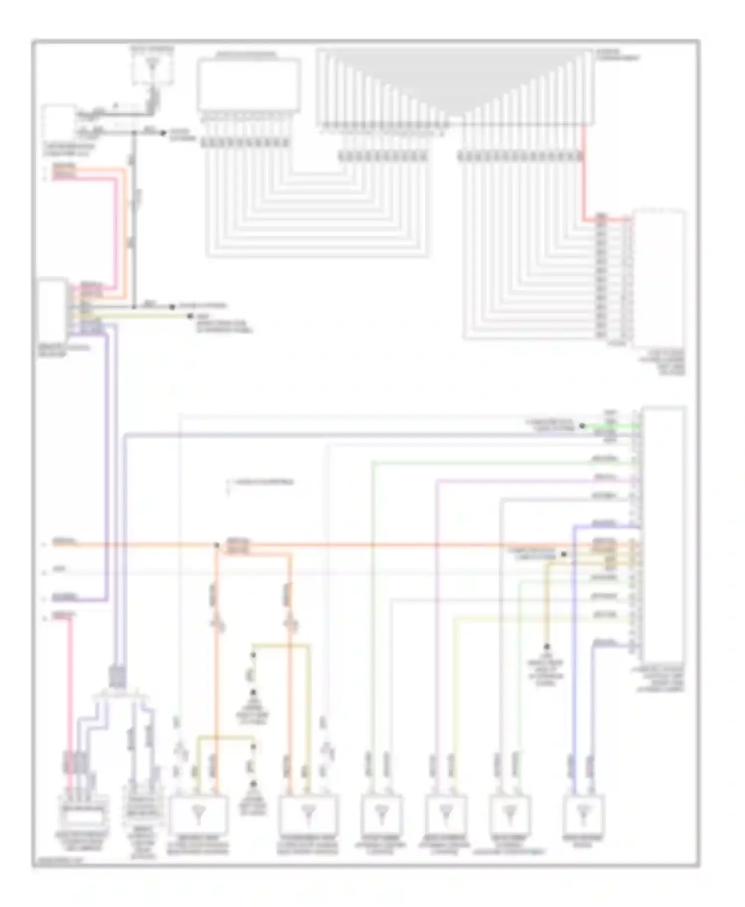 3 series BMW F30/F31 (2011-2015): Access/start circuit, except sedan (2 of 2)