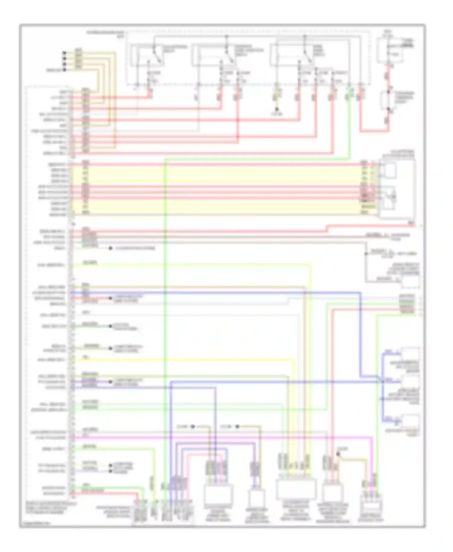3 series BMW F30/F31 (2011-2015): Wiring diagram engine performance 2.0l turbo (1 of 4)