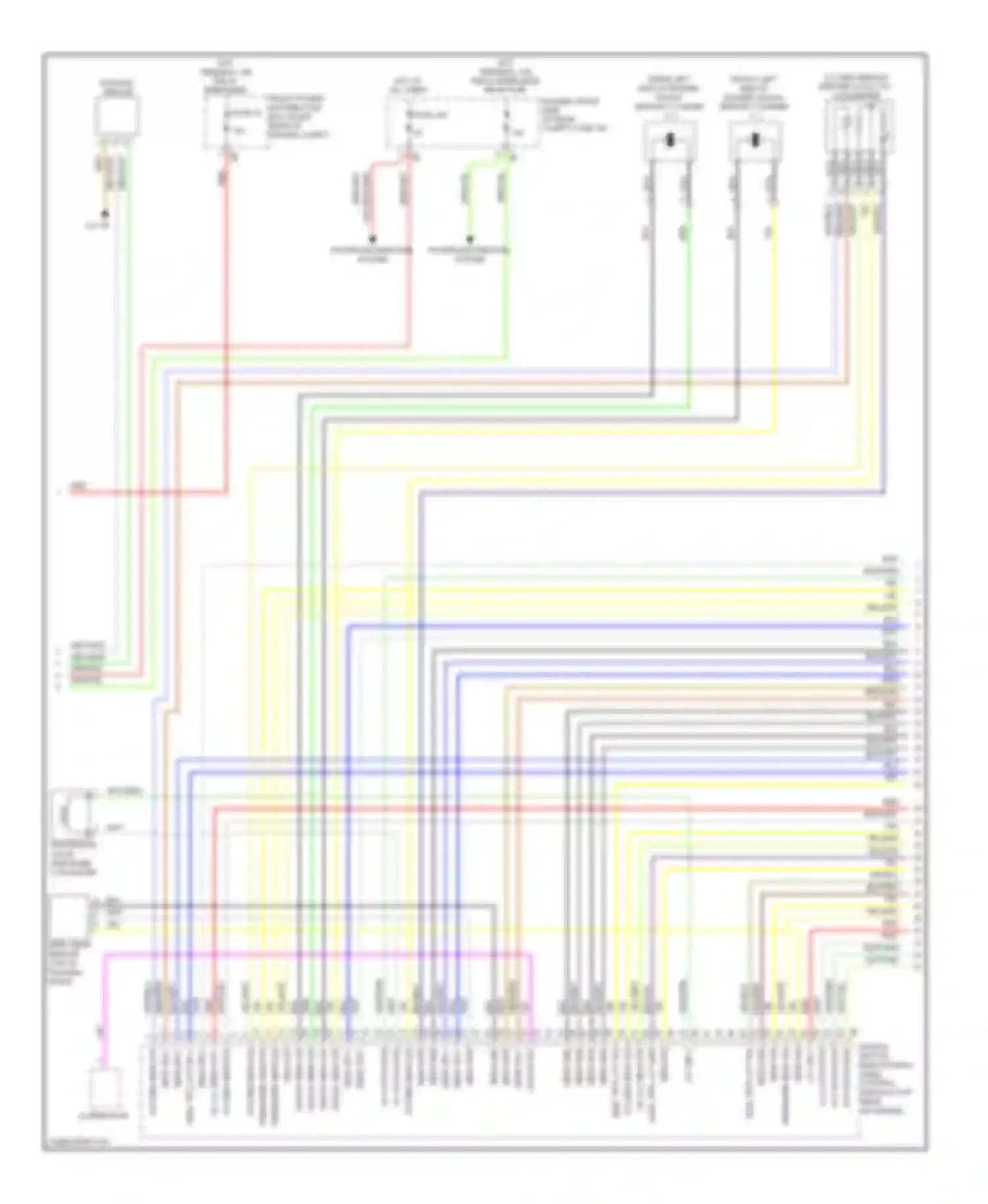 3 series BMW F30/F31 (2011-2015): Wiring diagram engine performance 2.0l turbo (2 of 4)