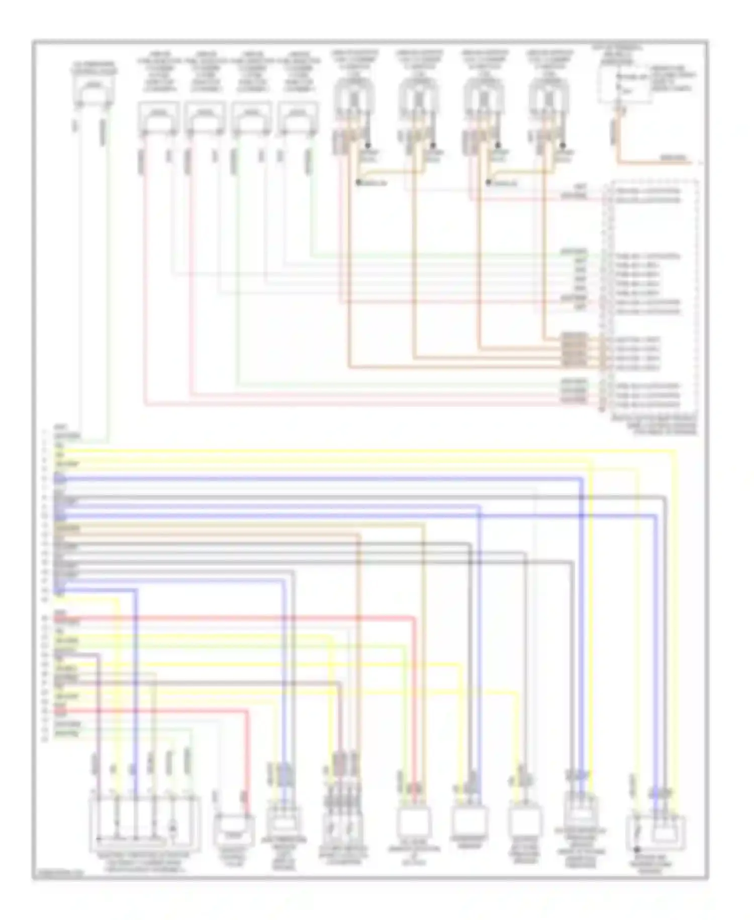3 series BMW F30/F31 (2011-2015): Wiring diagram engine performance 2.0l turbo (3 of 4)