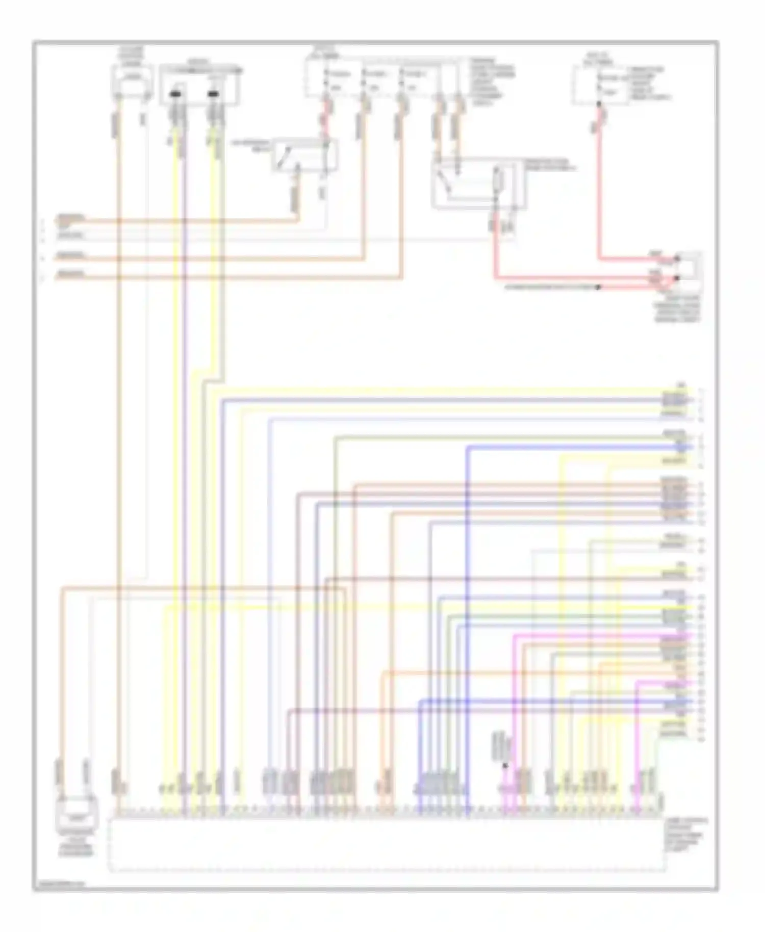 3 series BMW F30/F31 (2011-2015): Wiring diagram engine performance 3.0l turbo (2 of 5)
