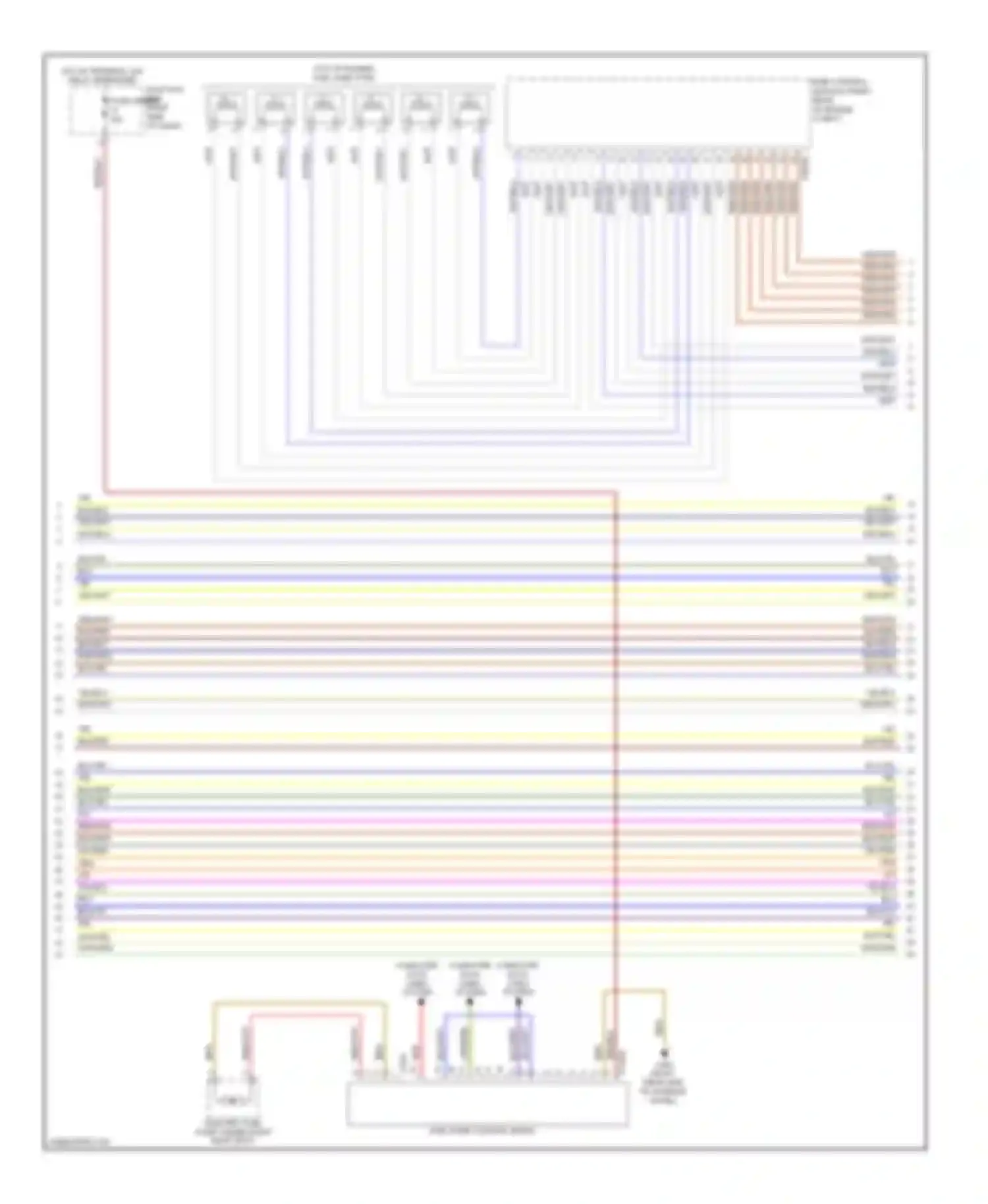 3 series BMW F30/F31 (2011-2015): Wiring diagram engine performance 3.0l turbo (3 of 5)