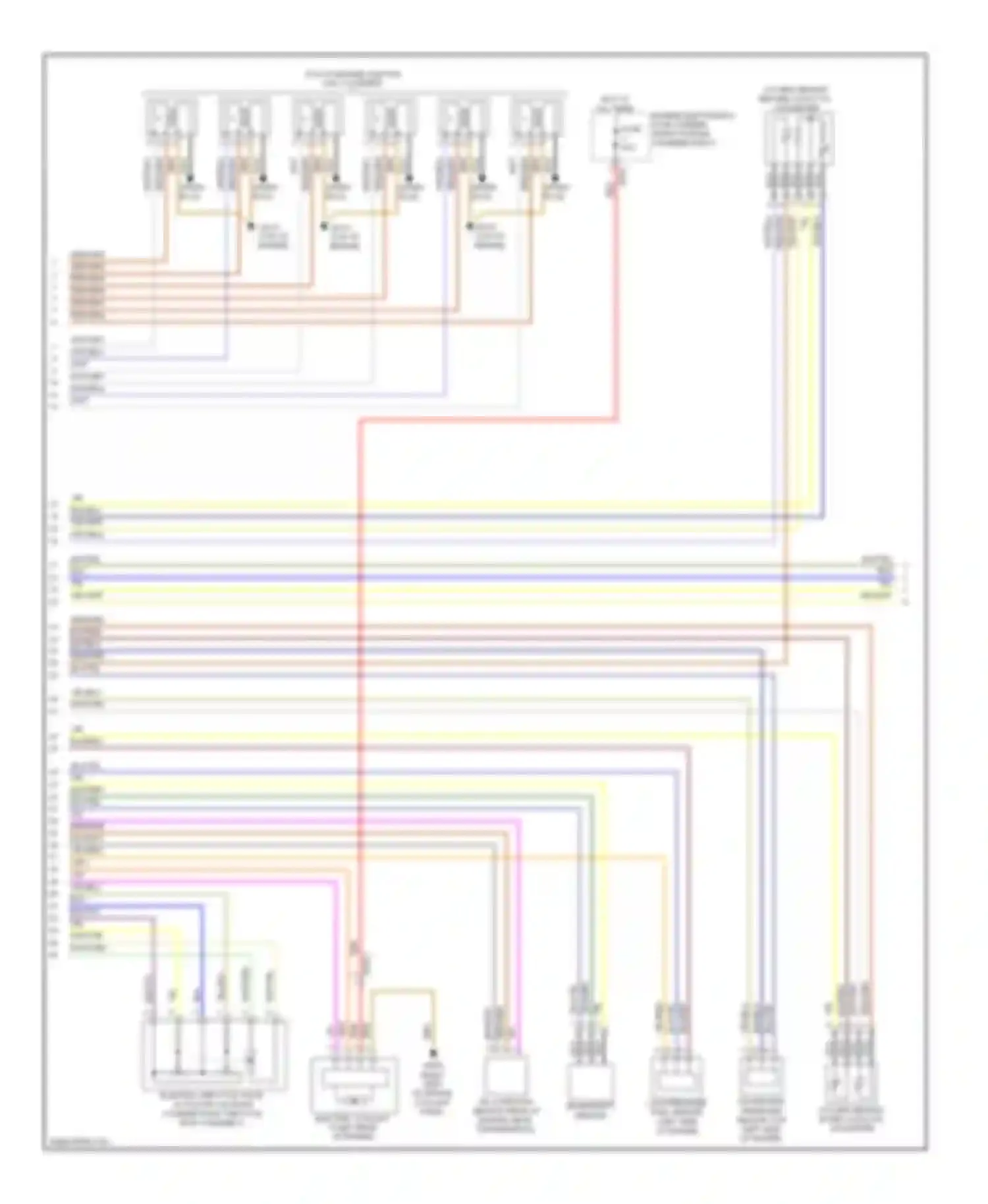 3 series BMW F30/F31 (2011-2015): Wiring diagram engine performance 3.0l turbo (4 of 5)