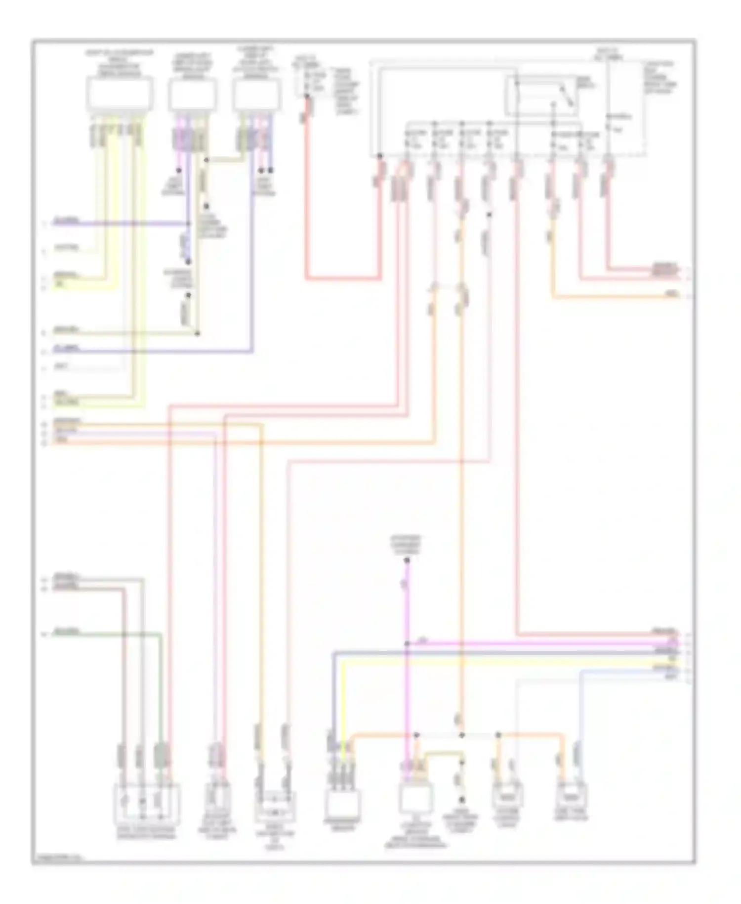3 series BMW F30/F31 (2011-2015): Wiring diagram engine performance 3.0l twin turbo (2 of 4)