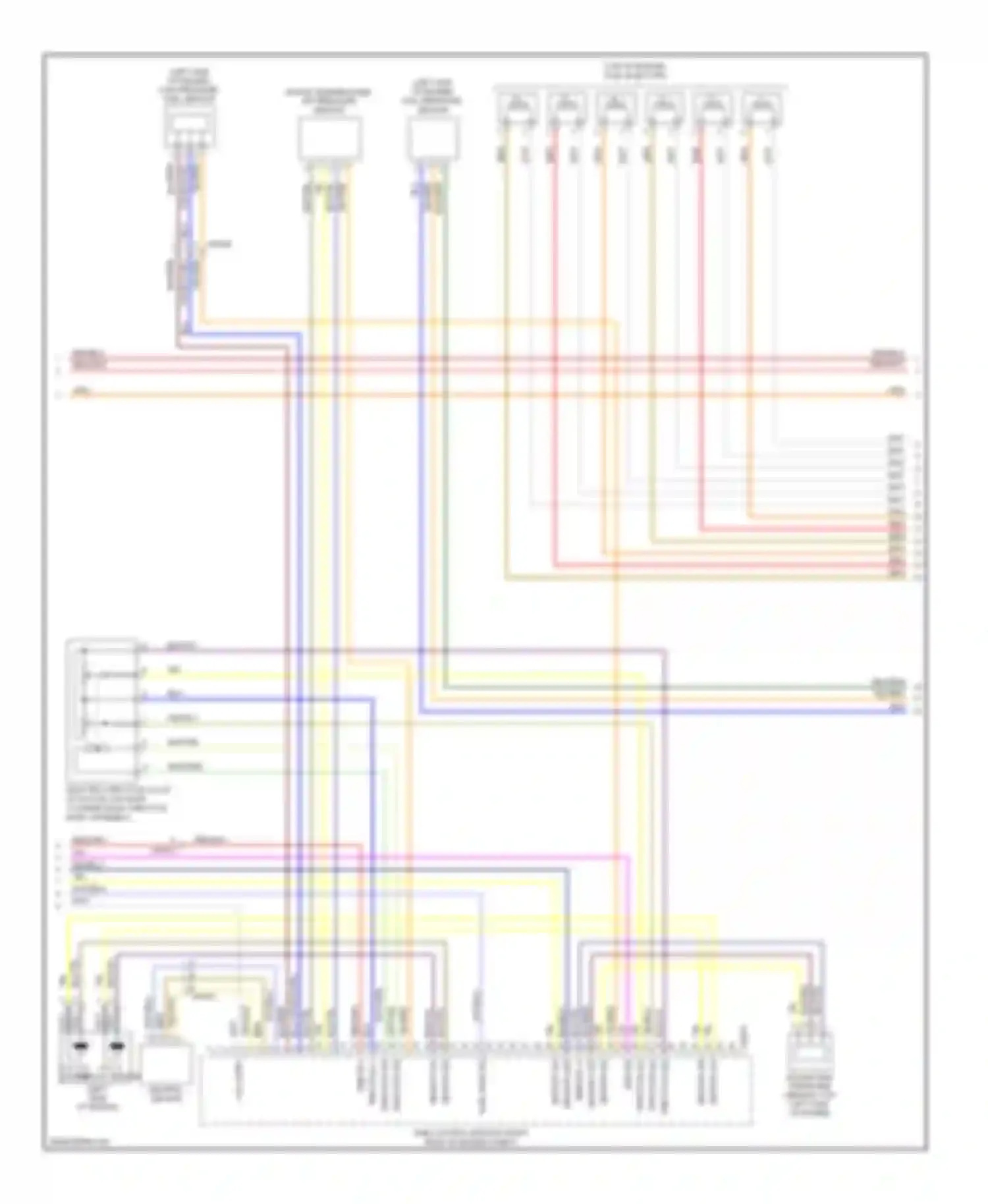 3 series BMW F30/F31 (2011-2015): Wiring diagram engine performance 3.0l twin turbo (3 of 4)