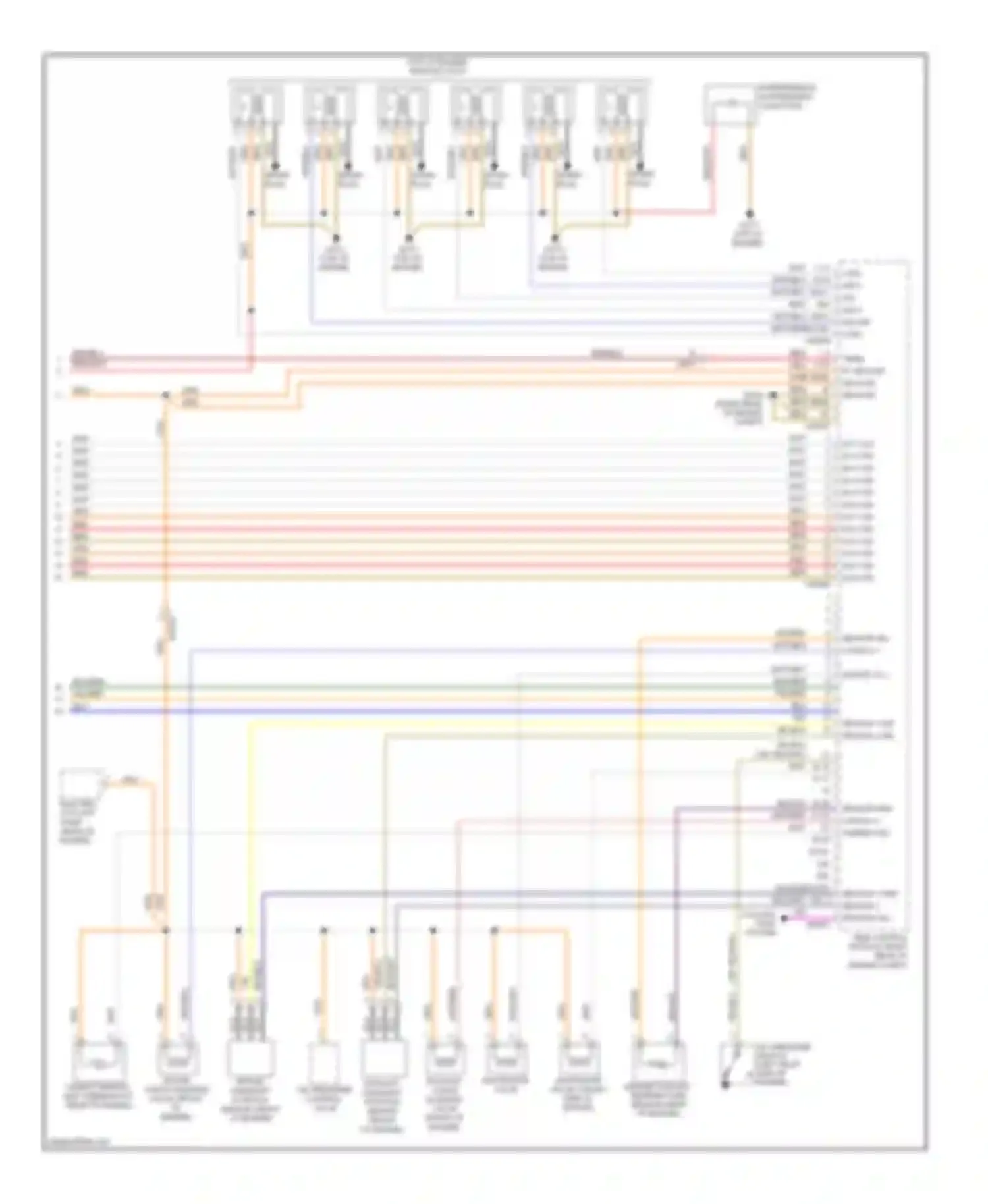 3 series BMW F30/F31 (2011-2015): Wiring diagram engine performance 3.0l twin turbo (4 of 4)