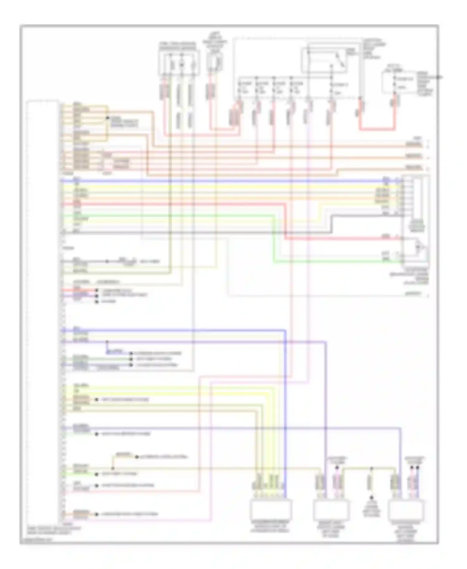 3 series BMW F30/F31 (2011-2015): Wiring diagram engine performance 3.0l twin turbo, coupe (1 of 5)