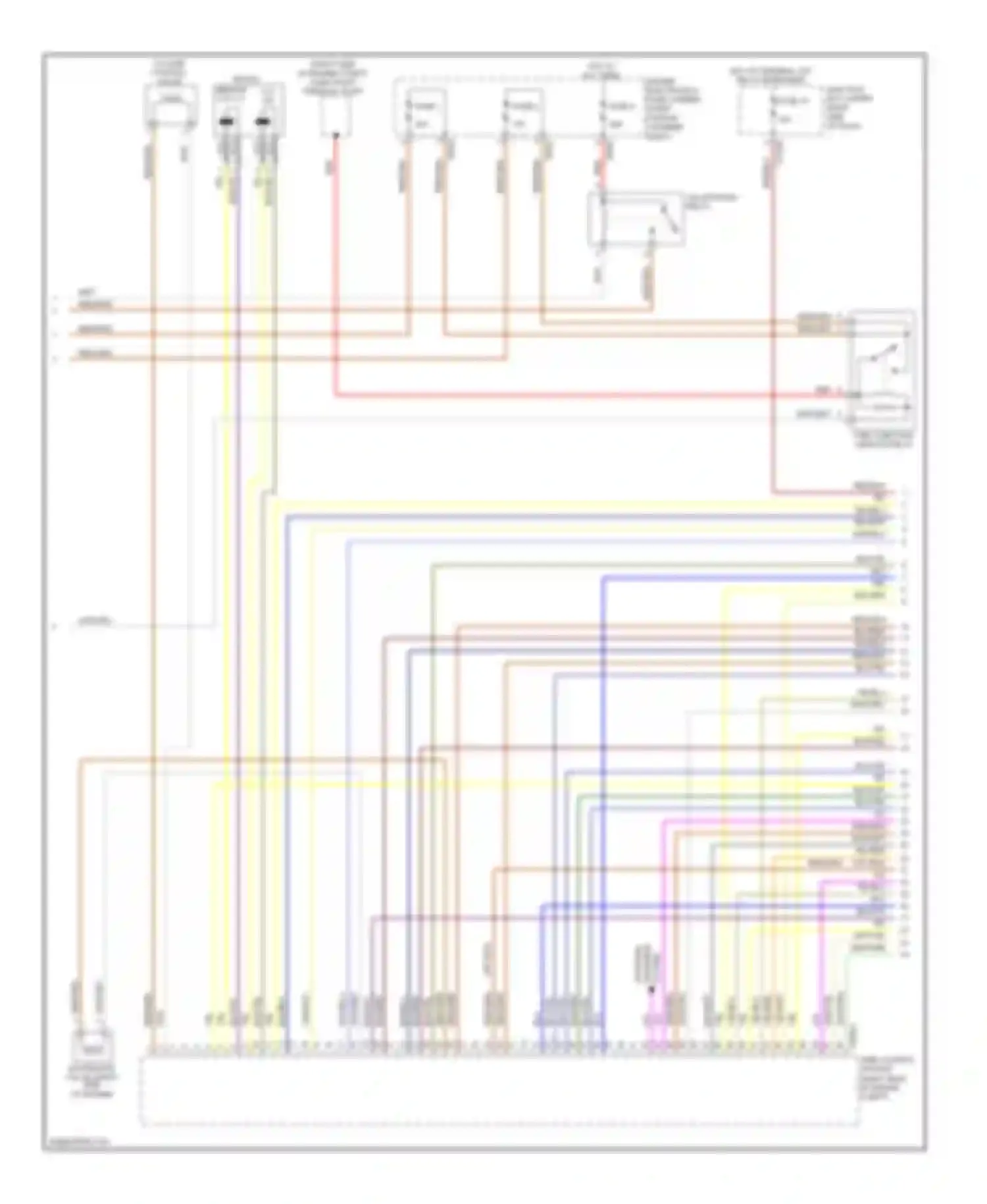 3 series BMW F30/F31 (2011-2015): Wiring diagram engine performance 3.0l twin turbo, coupe (2 of 5)