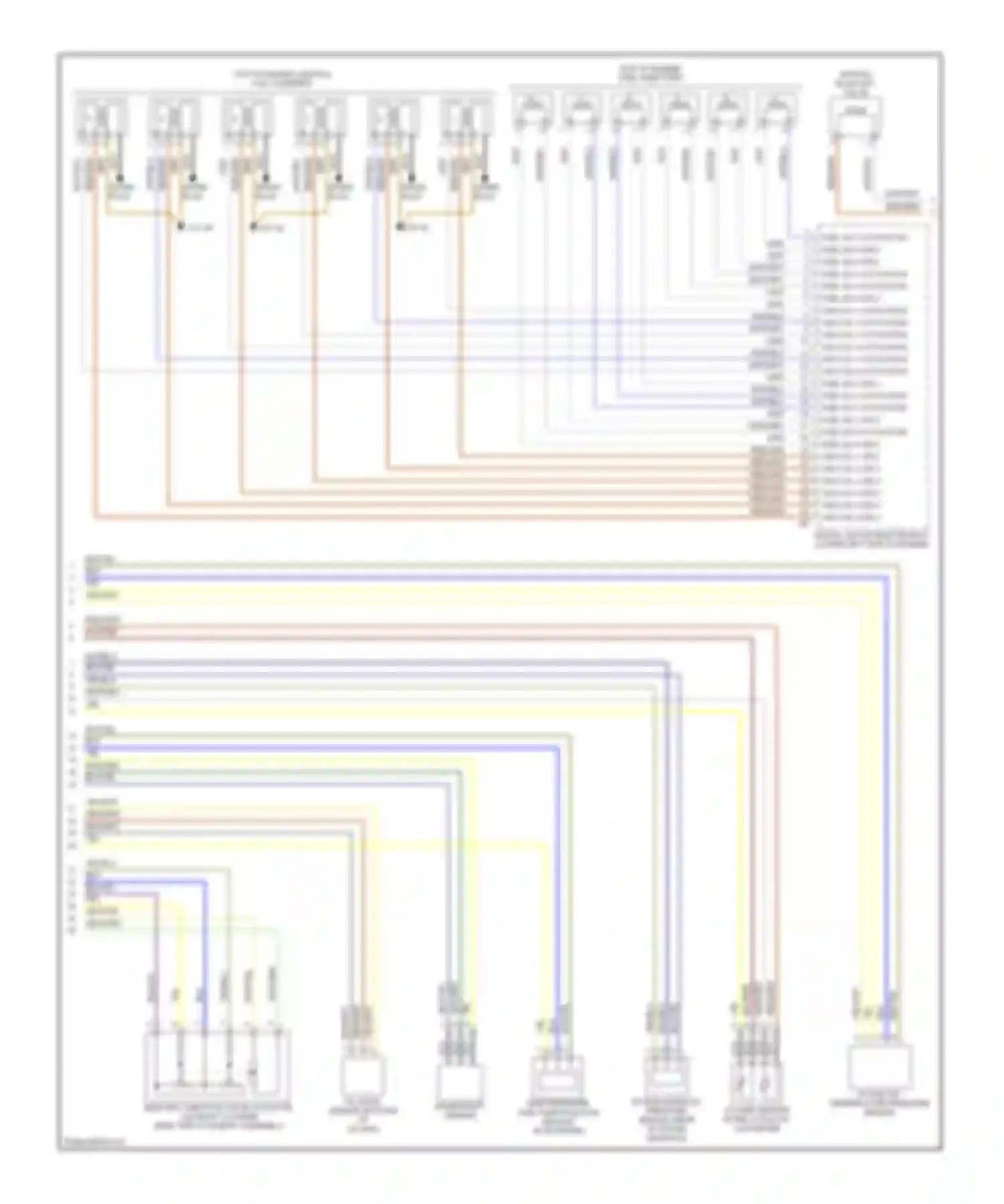 3 series BMW F30/F31 (2011-2015): Wiring diagram engine performance 3.0l twin turbo, sedan (3 of 4)