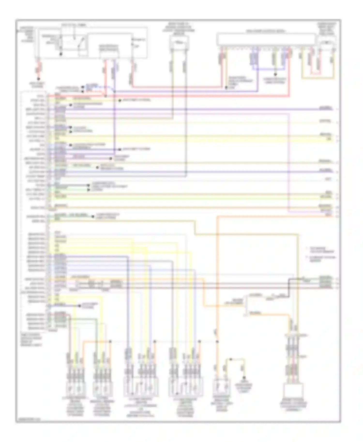 3 series BMW F30/F31 (2011-2015): Wiring diagram engine performance 3.0l (1 of 4)