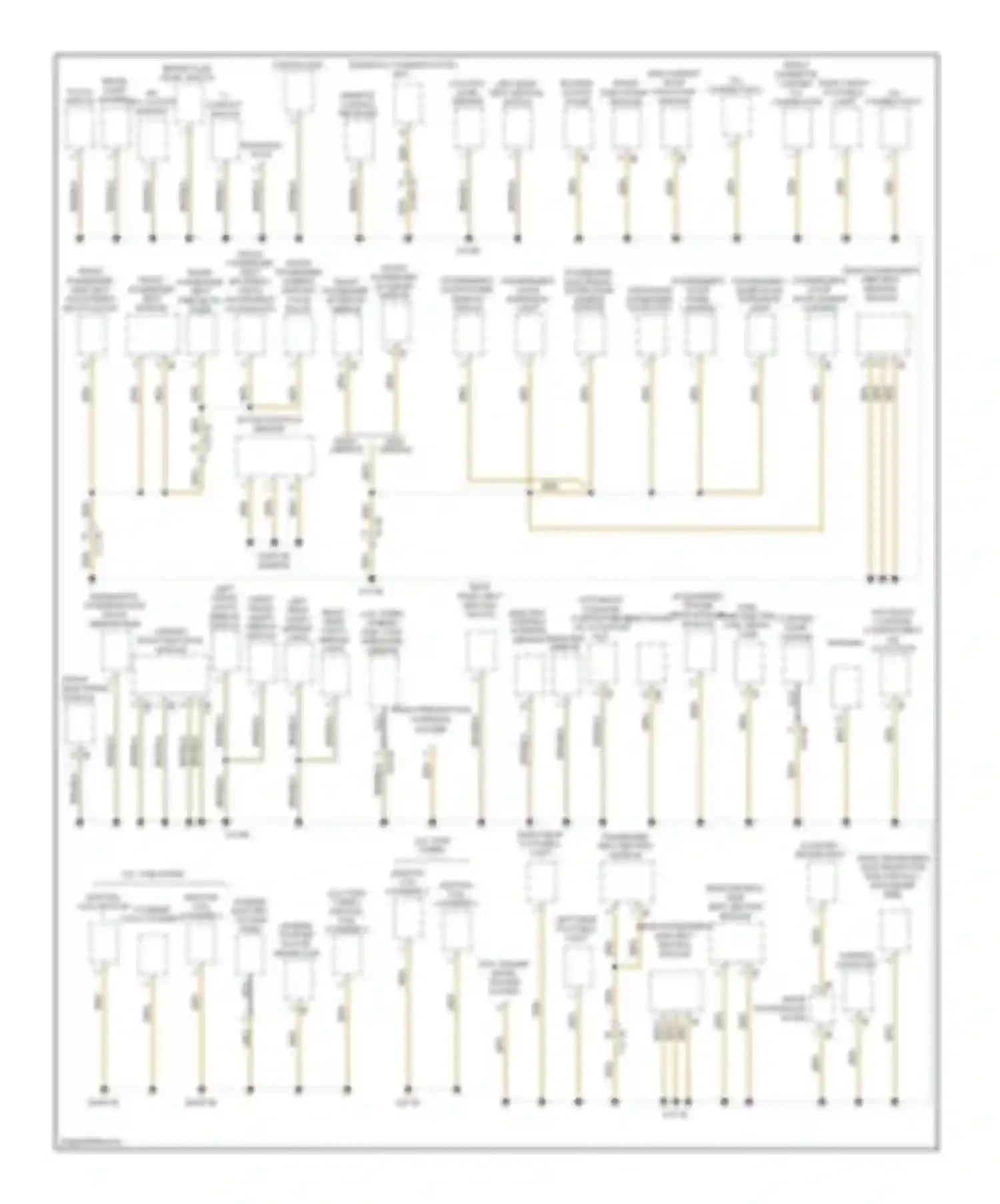 3 series BMW F30/F31 (2011-2015): Ground distribution circuit (2 of 3)