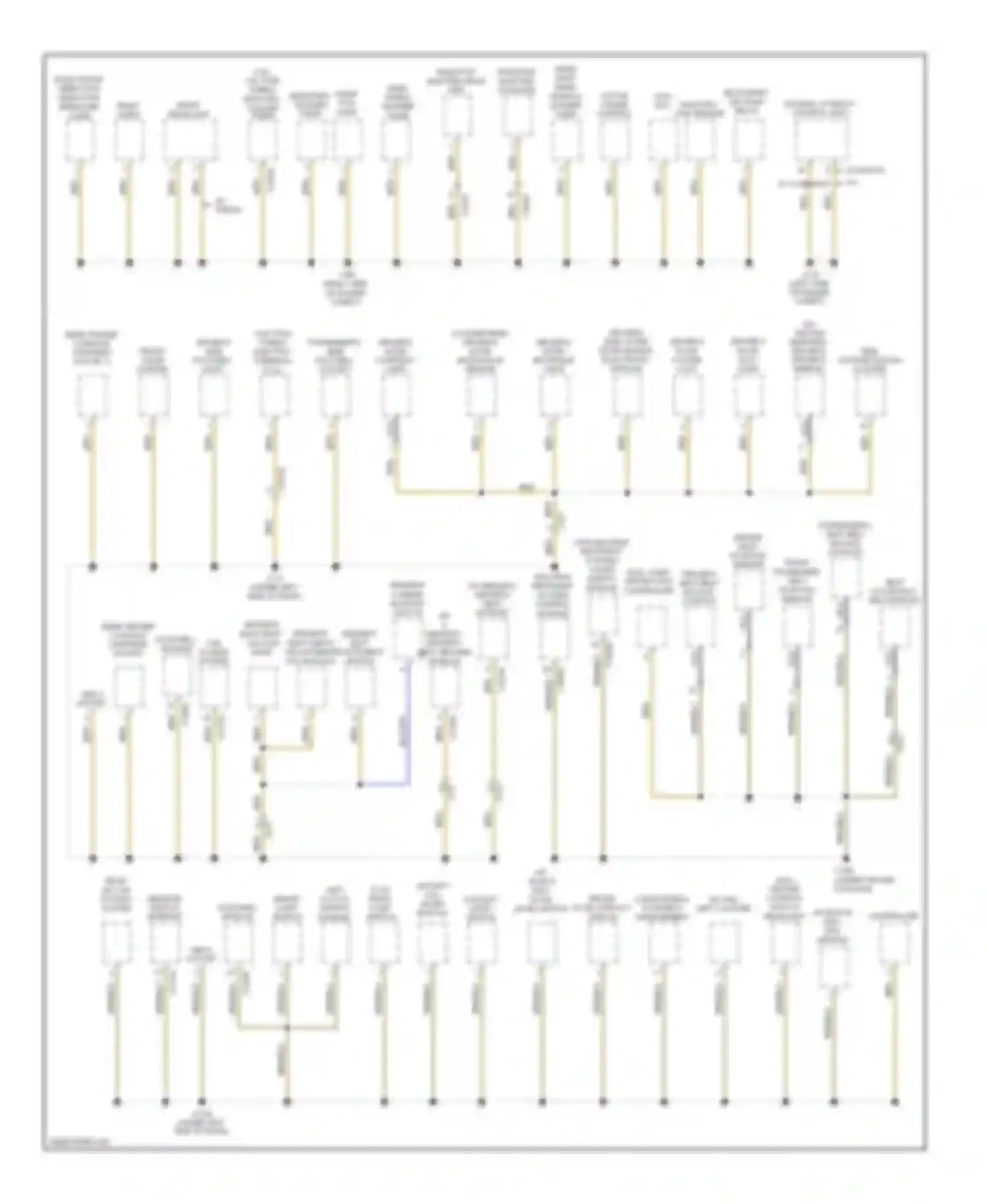 3 series BMW F30/F31 (2011-2015): Ground distribution circuit, convertible (2 of 4)