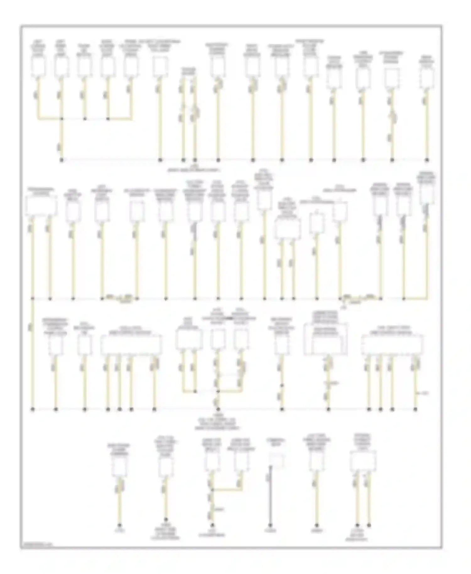 3 series BMW F30/F31 (2011-2015): Ground distribution circuit, convertible (4 of 4)