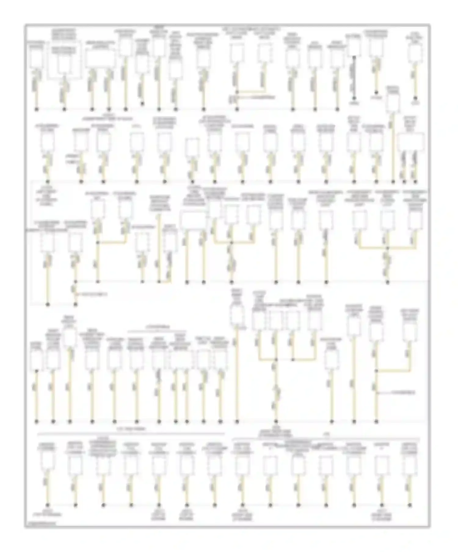 3 series BMW F30/F31 (2011-2015): Ground distribution circuit, coupe (3 of 4)