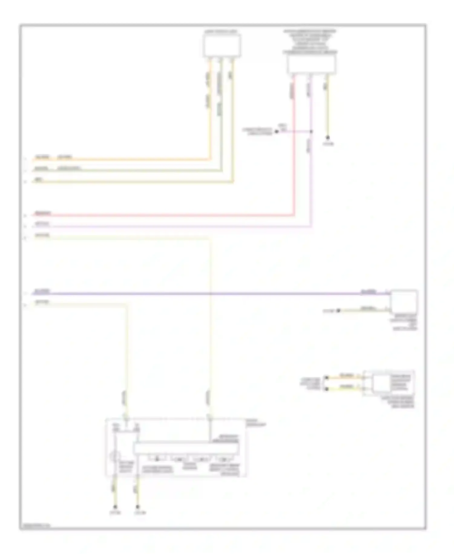 3 series BMW F30/F31 (2011-2015): Adaptive front lighting circuit, sedan (2 of 2)