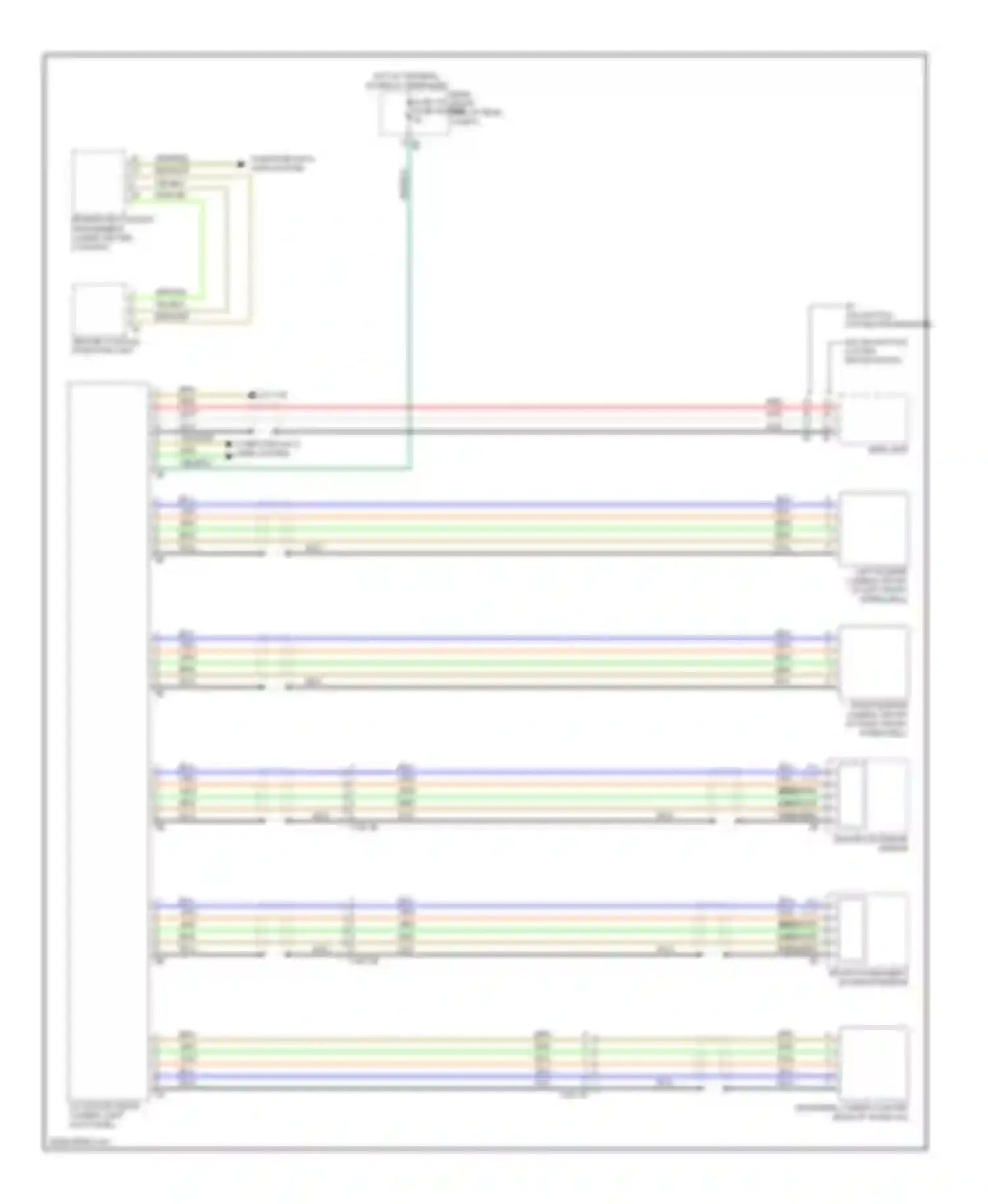 3 series BMW F30/F31 (2011-2015): All around vision camera circuit