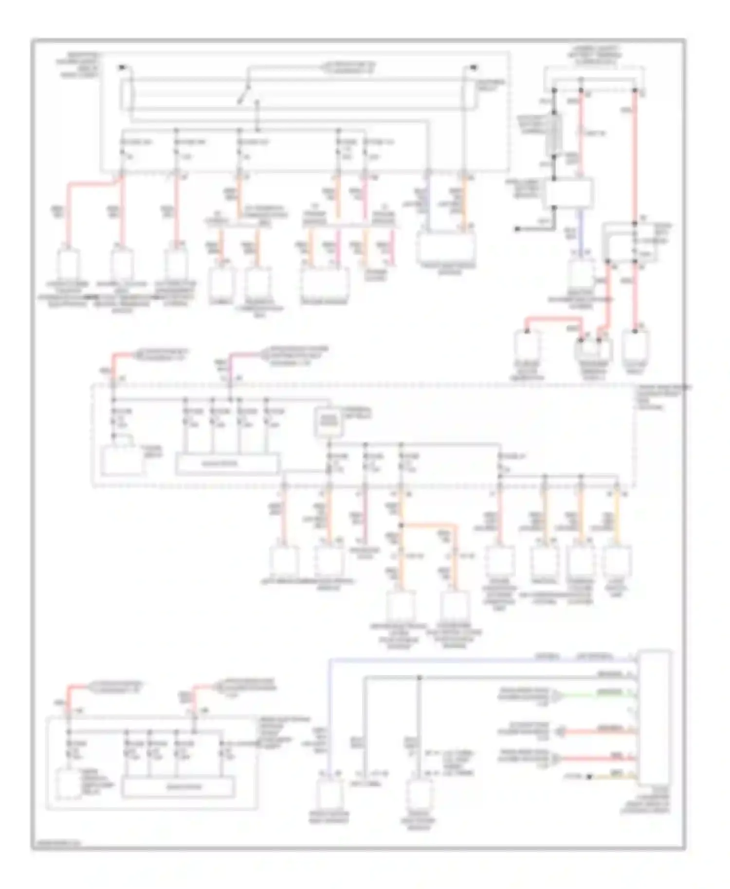 3 series BMW F30/F31 (2011-2015): Power distribution circuit (4 of 4)