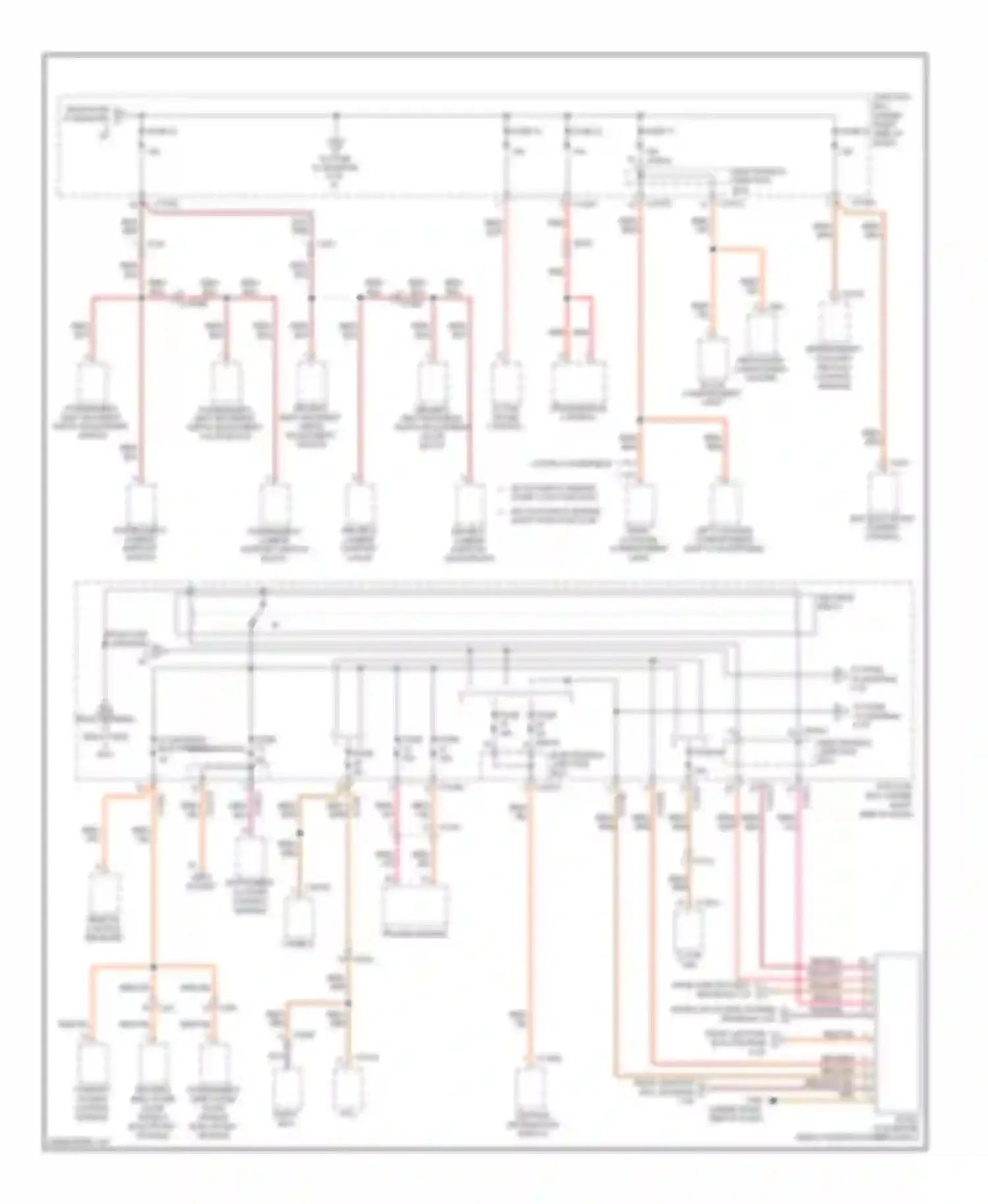 3 series BMW F30/F31 (2011-2015): Power distribution circuit (5 of 6)