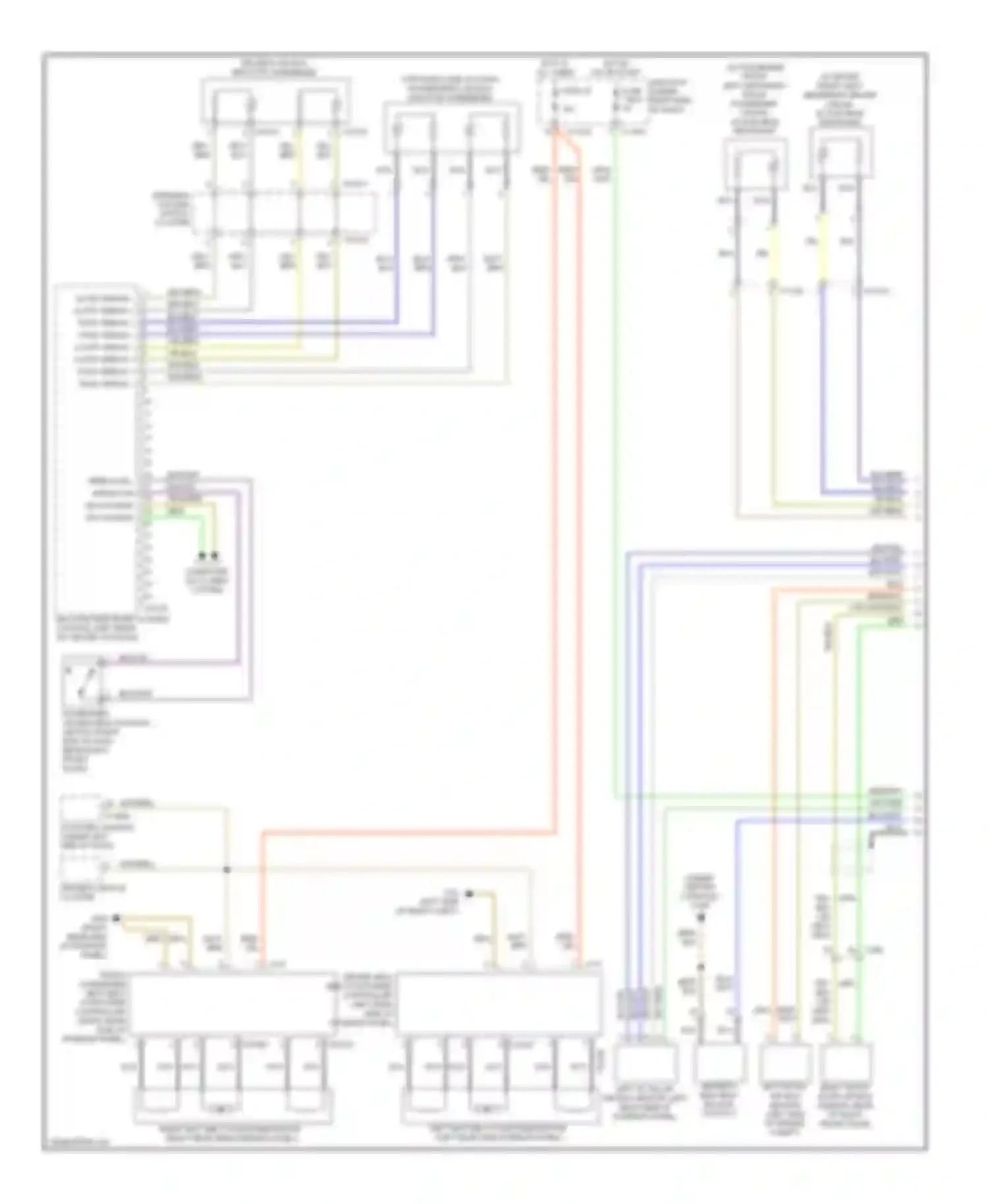 3 series BMW F30/F31 (2011-2015): Supplemental restraints circuit, coupe (1 of 2)