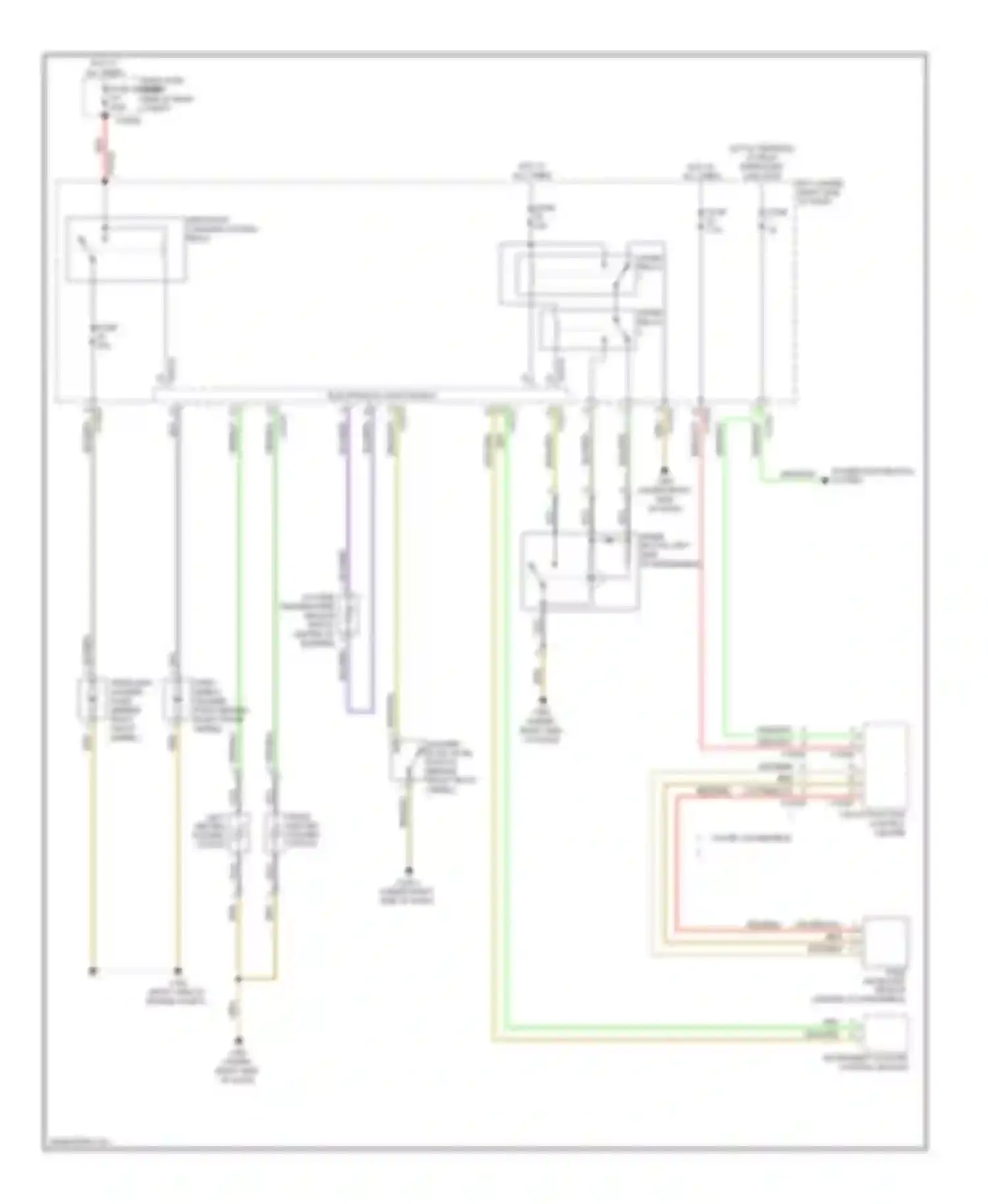3 series BMW F30/F31 (2011-2015): Wiper/washer circuit, coupe