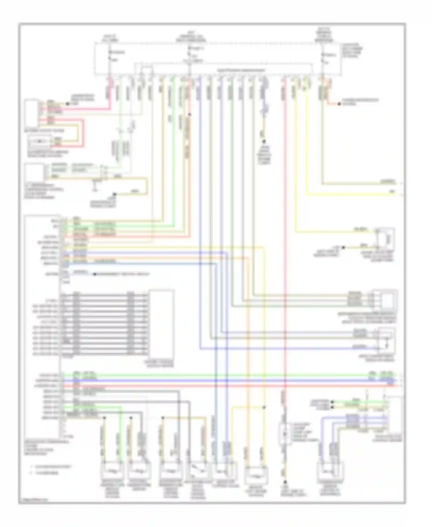 Wiring diagram 1 2 3 4 5 6 7 8 9 10 11 12 gnd can bus sig can bus sig for BMW 3 series F30/F31 (2011-2015) (1 of 2)