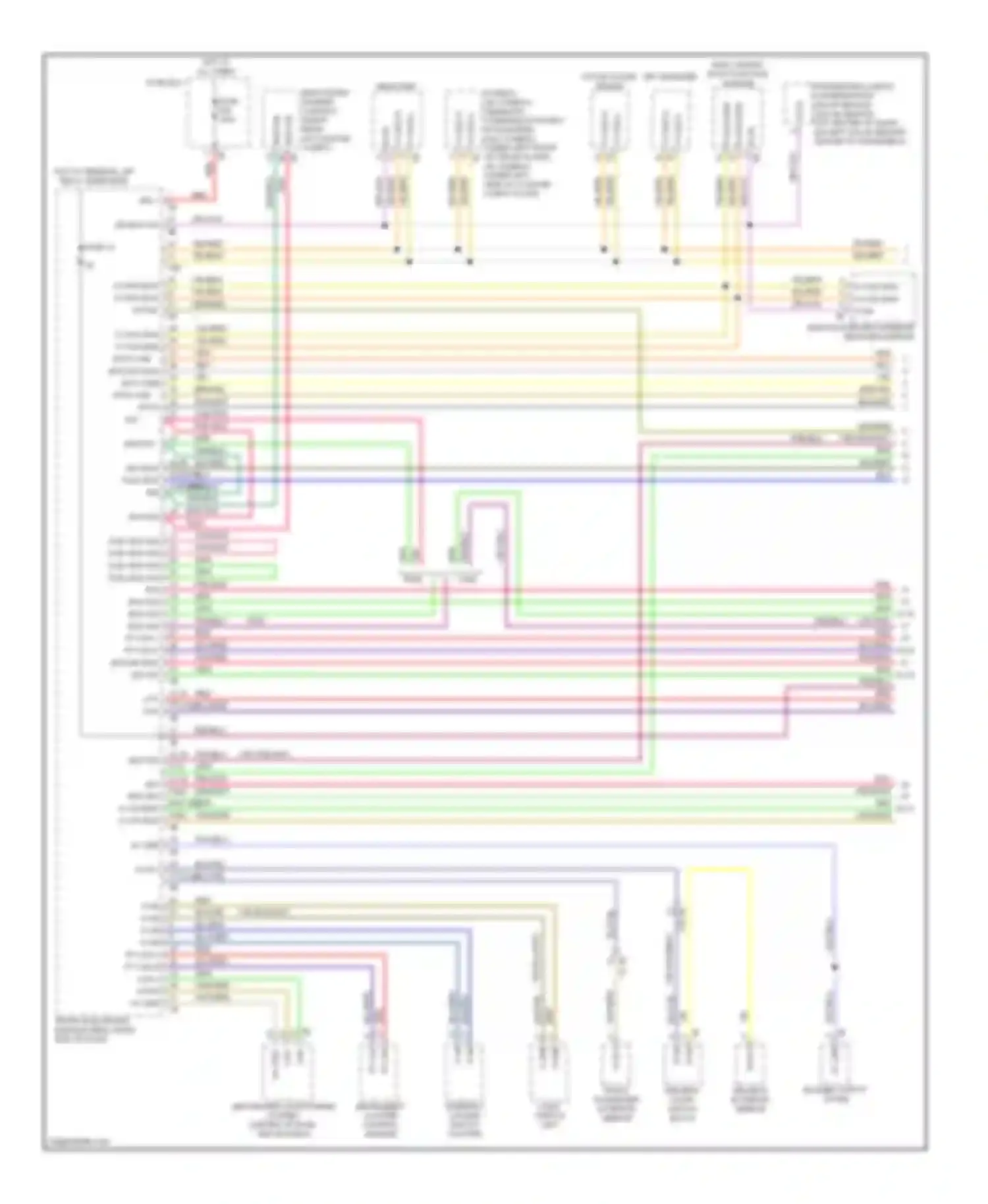 Wiring diagram active sound design for BMW 3 series F30/F31 (2011-2015) (1 of 2)