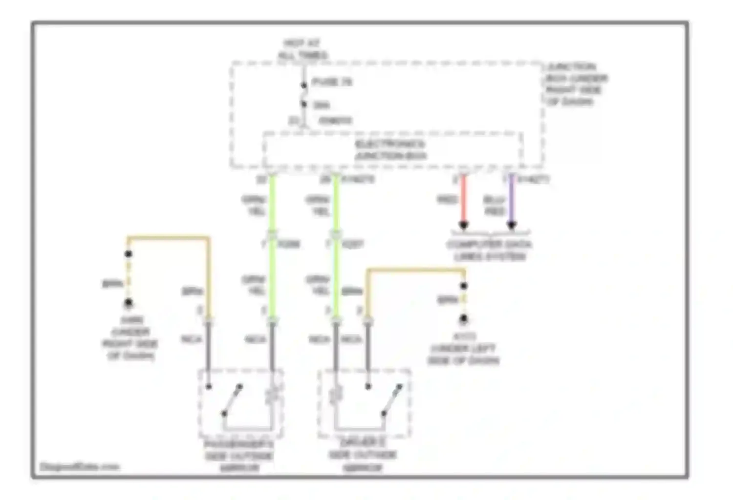 Wiring diagram brn for BMW 3 series F30/F31 (2011-2015) (333 of 361)