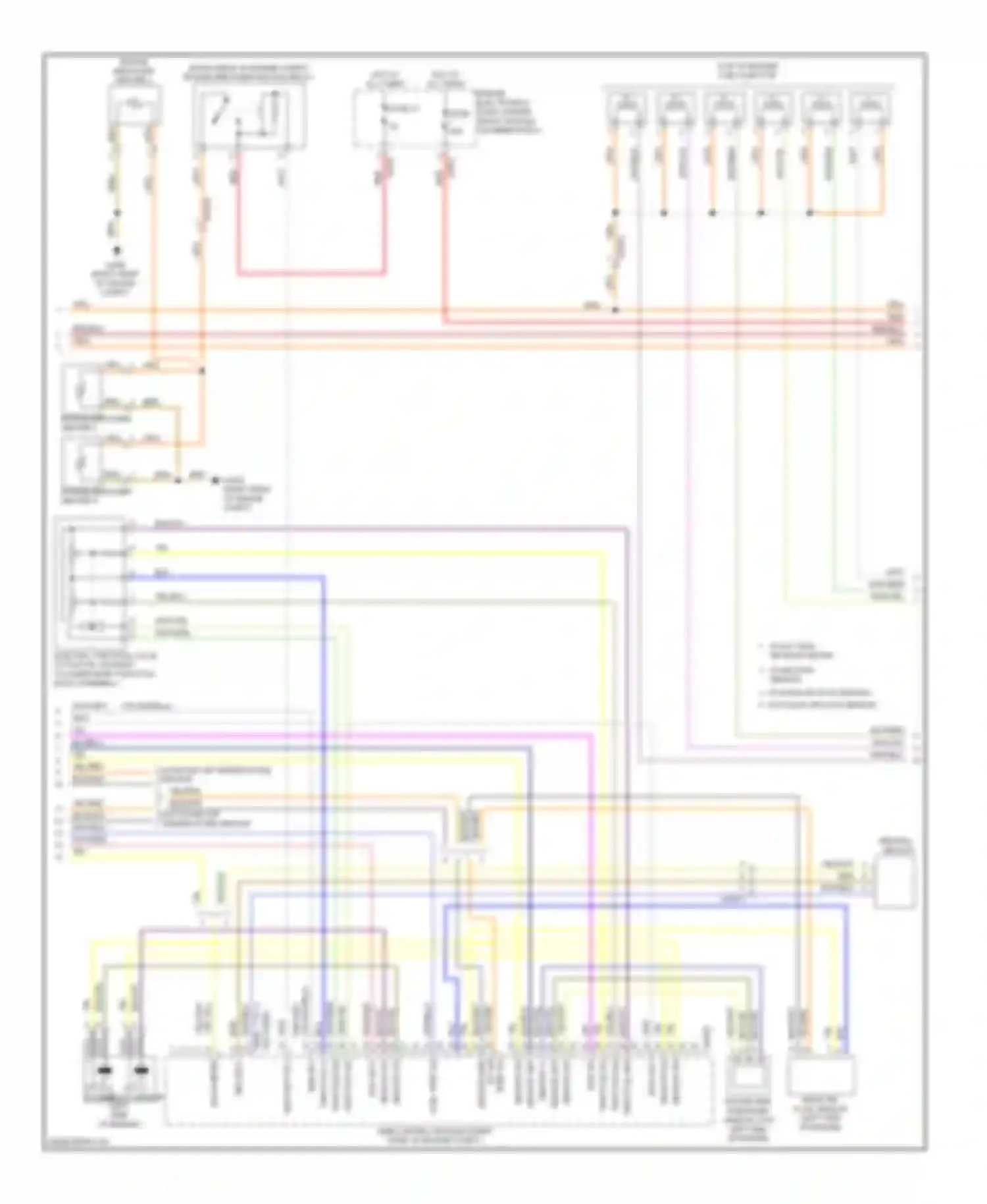 Wiring diagram bsd sig for BMW 3 series F30/F31 (2011-2015) (5 of 6)