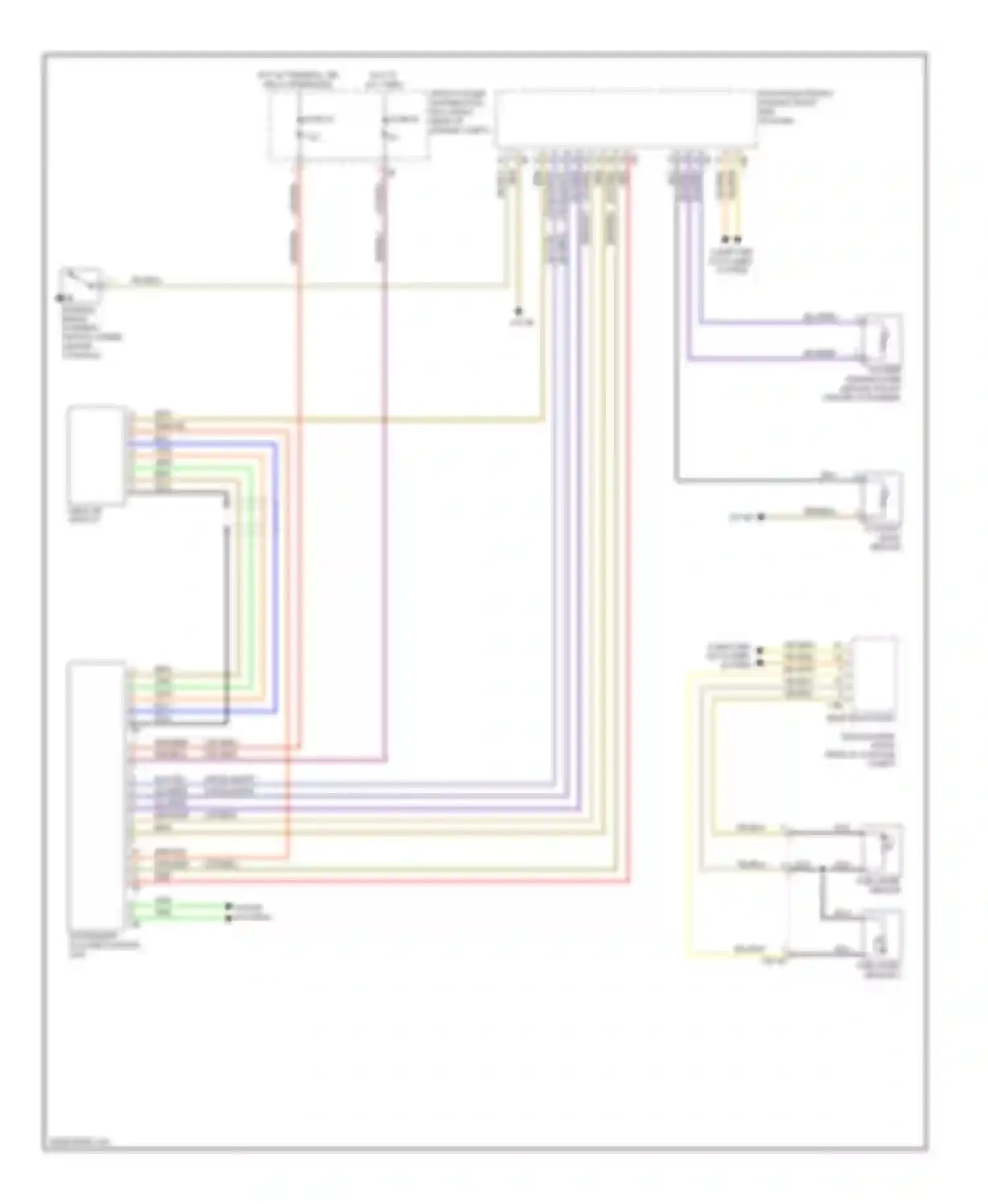 Wiring diagram coolant level for BMW 3 series F30/F31 (2011-2015) (1 of 1)